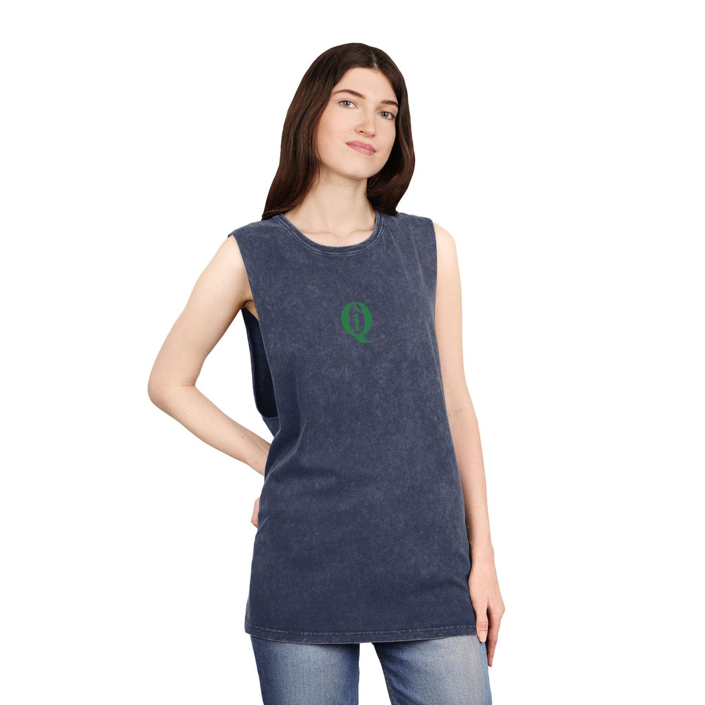 IQ Fashion | Unisex Stonewash Tank Top