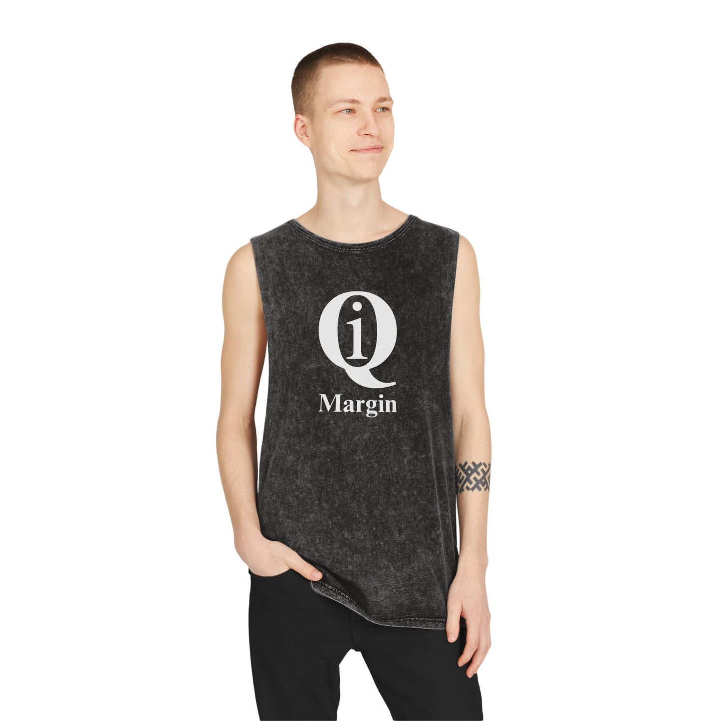 Unisex Stonewash Tank Top - Casual Summer Tee with 'On Board' Design