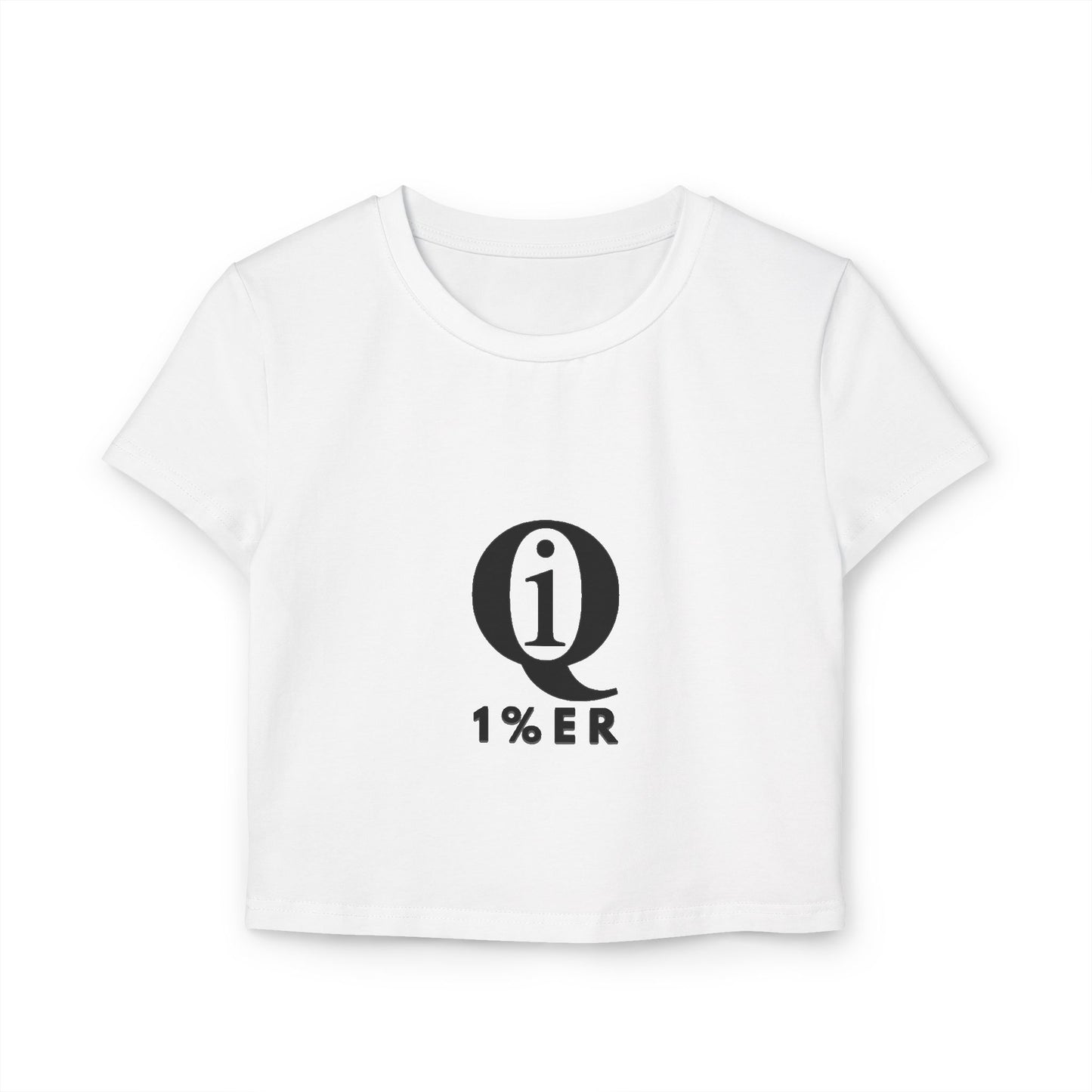 Casual Women's Baby Tee with Laurel Design - Perfect for Everyday Wear