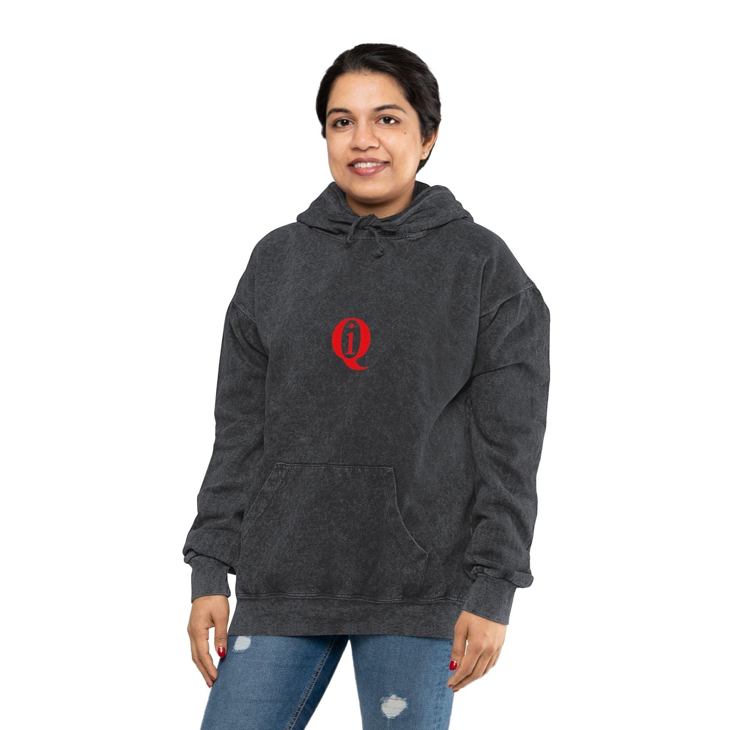 IQ Fashion | Unisex Mineral Wash Hoodie