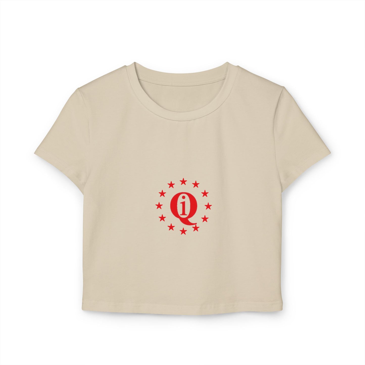 Casual Women's Baby Tee with Laurel Design - Perfect for Everyday Wear