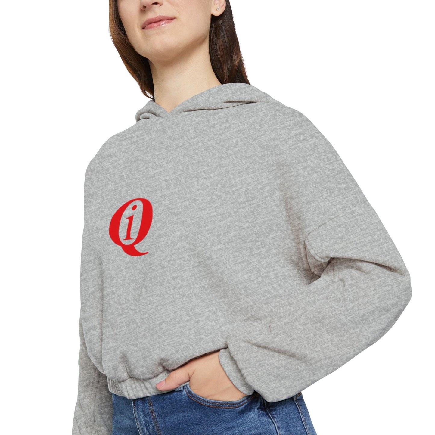 IQ Fashion | Women's Cinched Bottom Hoodie