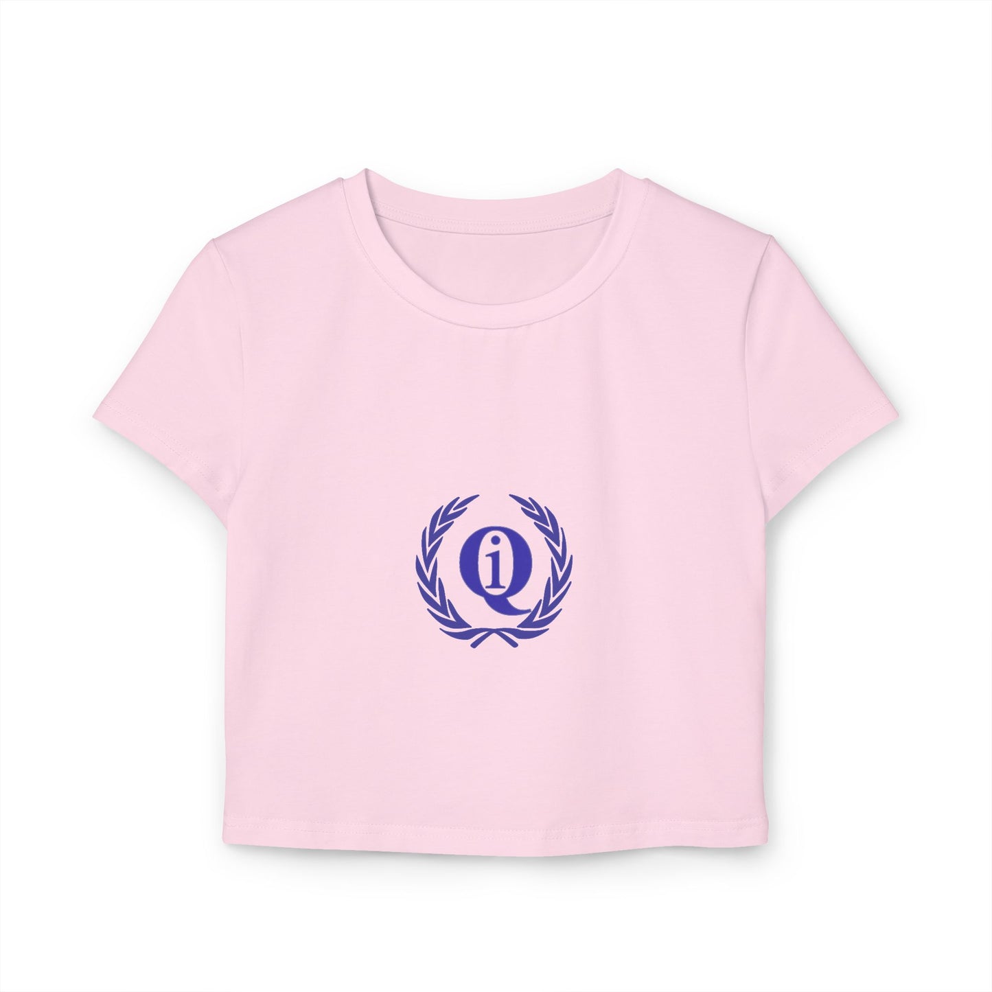 Casual Women's Baby Tee with Laurel Design - Perfect for Everyday Wear