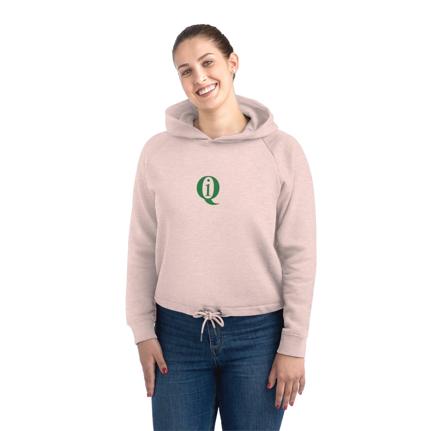 IQ Fashion | Women's Bower Cropped Hoodie Sweatshirt