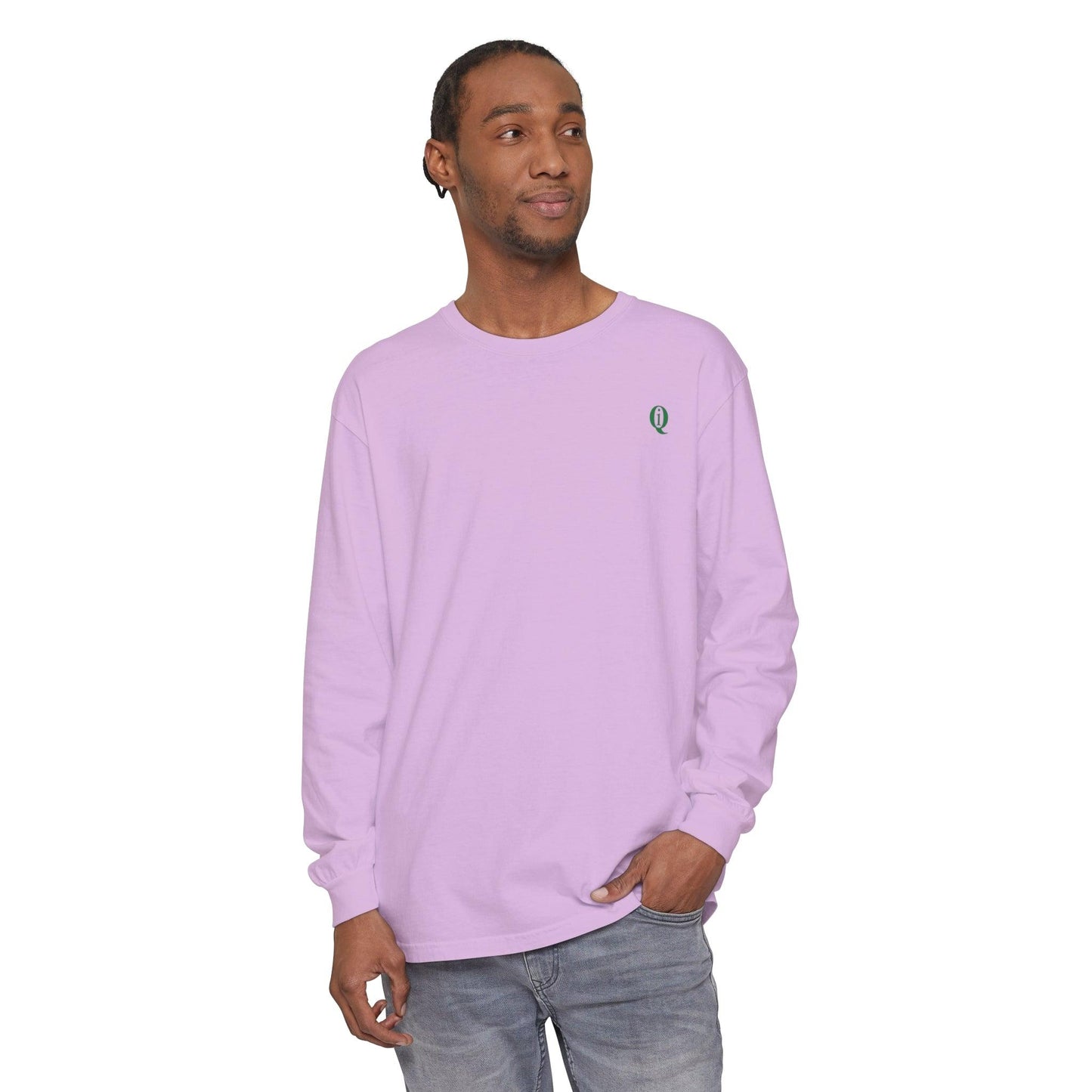 IQ Fashion | Unisex Garment-dyed Long Sleeve T-Shirt