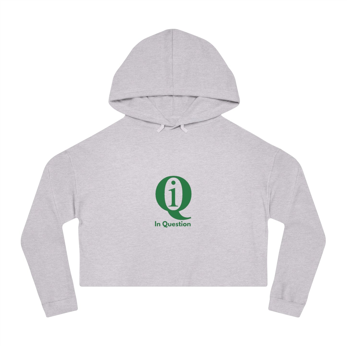 Women’s Cropped Hoodie with 'Q 1% ER' Design - Trendy & Stylish Casual Wear