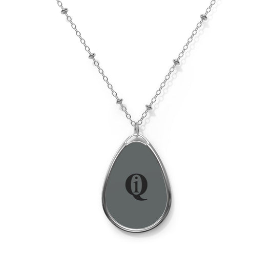 IQ Fashion | Oval Necklace