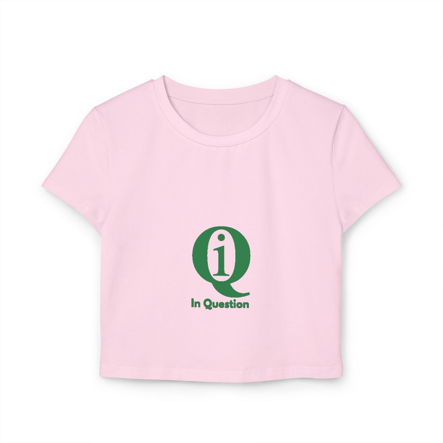 Casual Women's Baby Tee with Laurel Design - Perfect for Everyday Wear