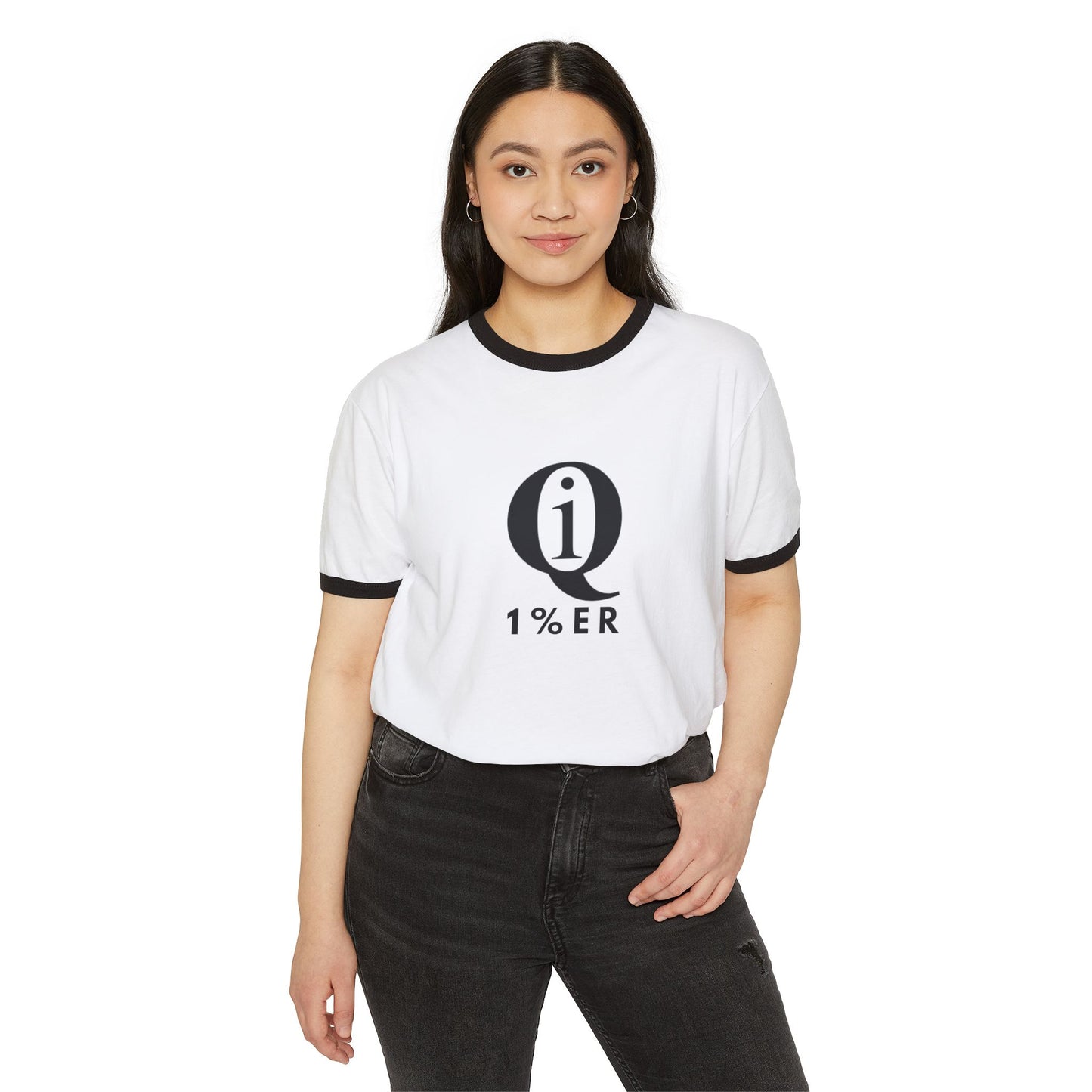 Unisex Cotton Ringer T-Shirt with Stylish Graphic - Casual & Cool