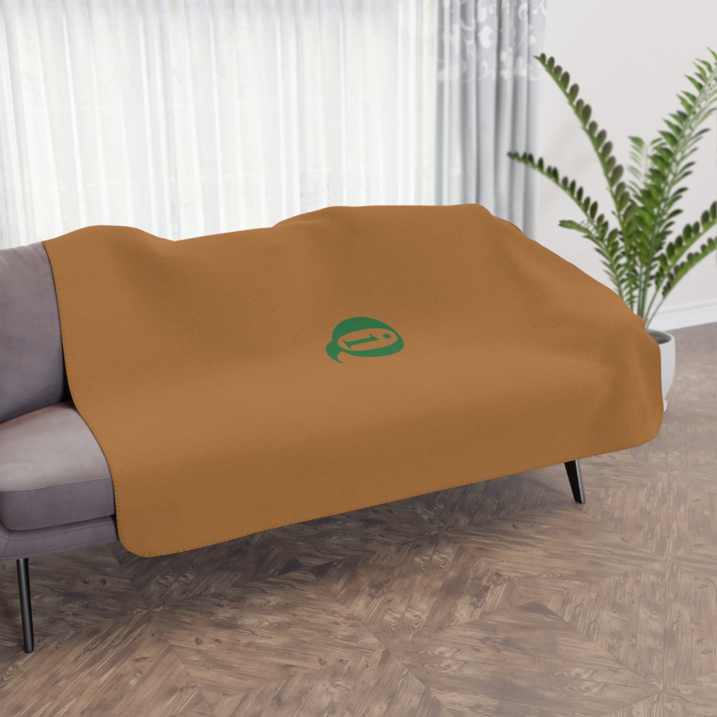 IQ Fashion | Tan Sherpa Blanket