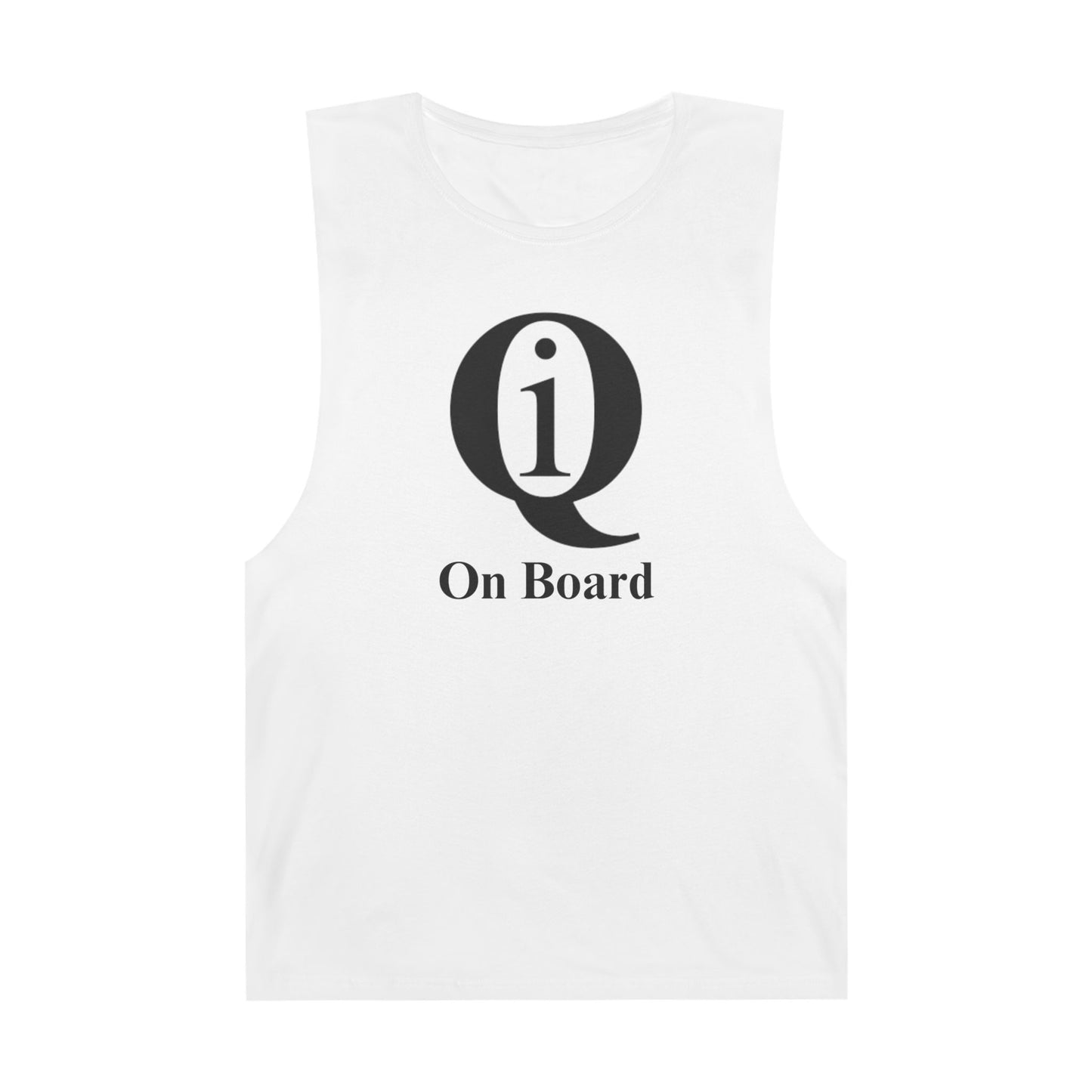 Unisex Barnard Tank - "Q On Board" Motivational Sleeveless Top