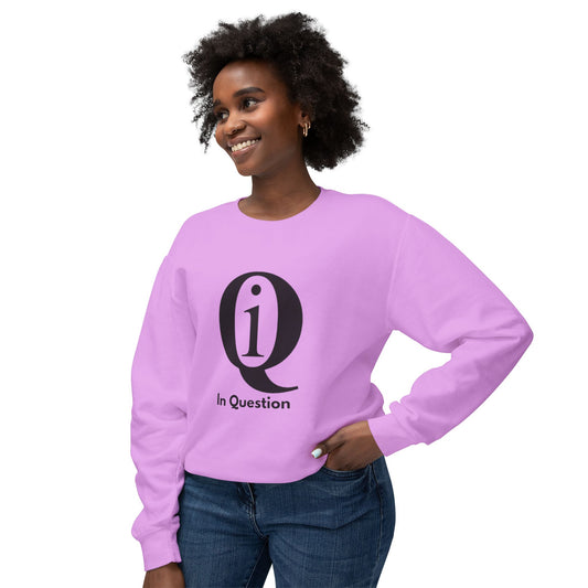 Unisex Lightweight Crewneck Sweatshirt with Crest Design - Casual Comfort for All Occasions