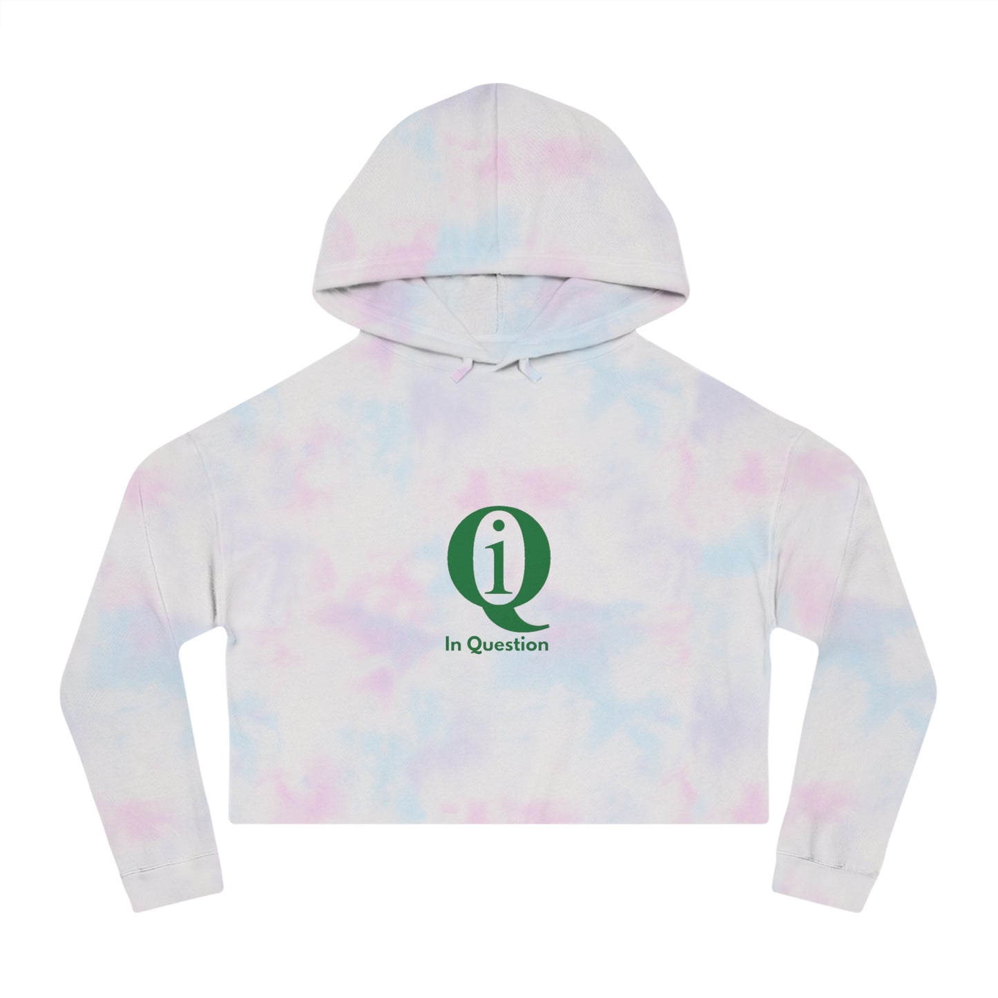 Women’s Cropped Hoodie with 'Q 1% ER' Design - Trendy & Stylish Casual Wear