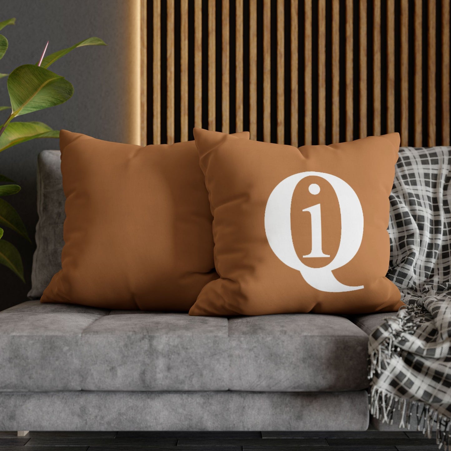 IQ Fashion | Square Poly Canvas Pillowcase