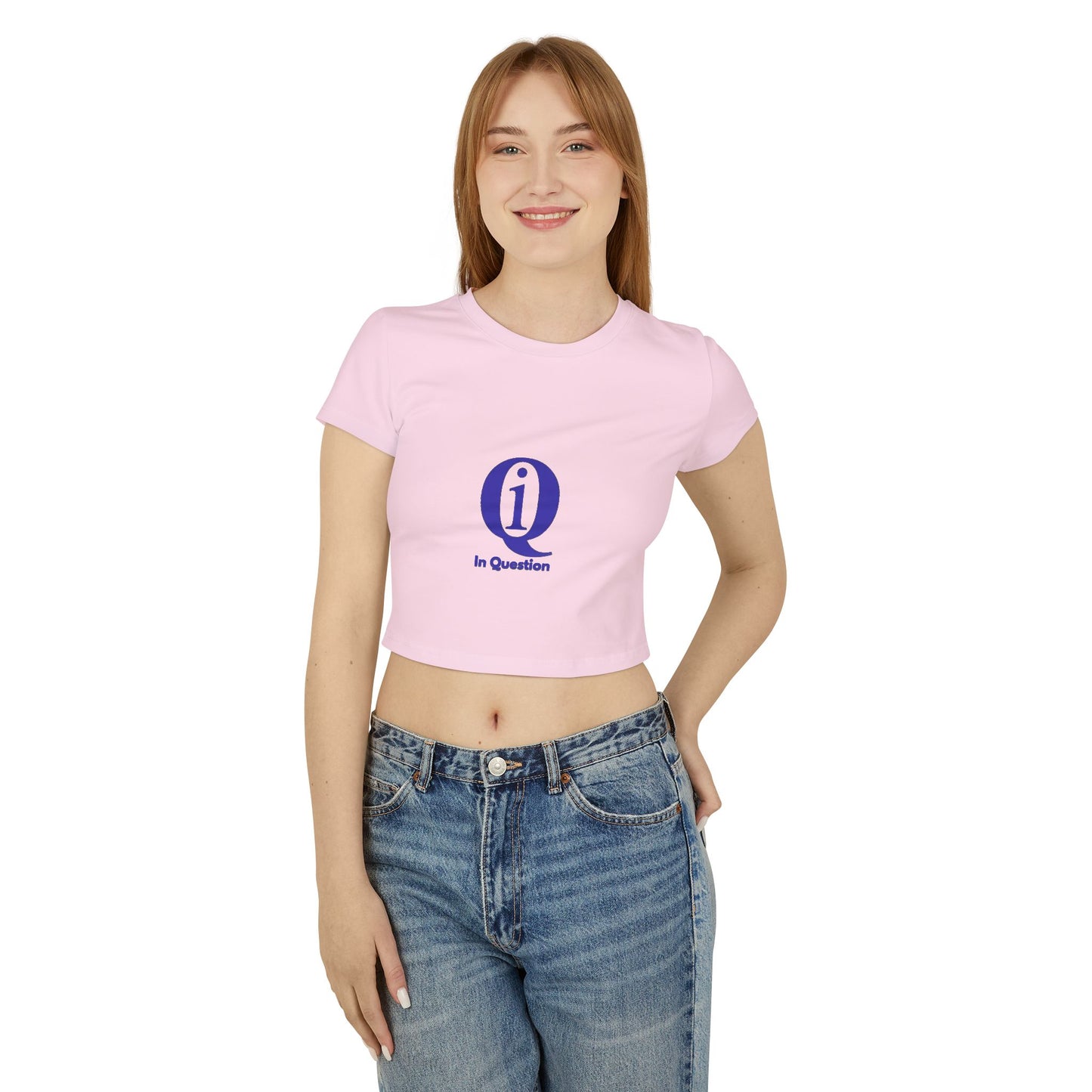 Casual Women's Baby Tee with Laurel Design - Perfect for Everyday Wear