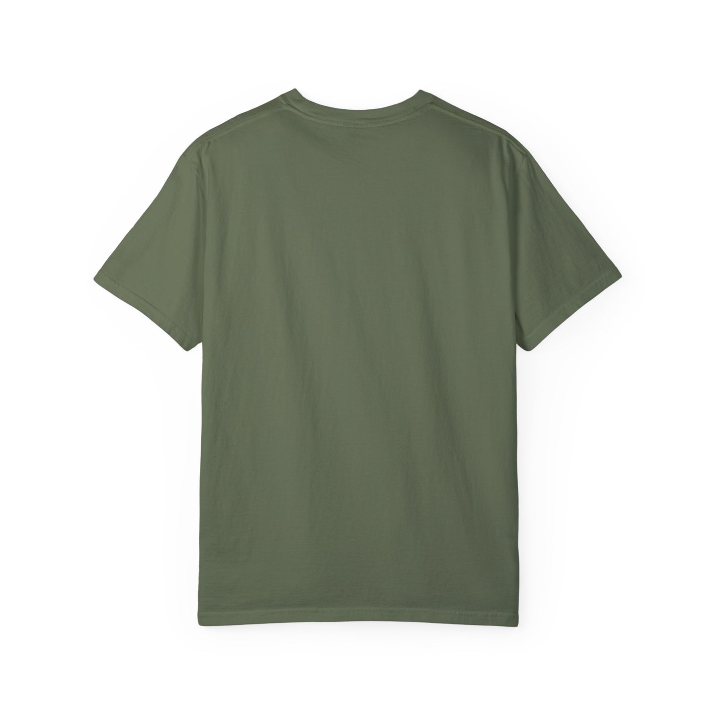 Stylish Unisex Garment-Dyed T-shirt with Informative Design