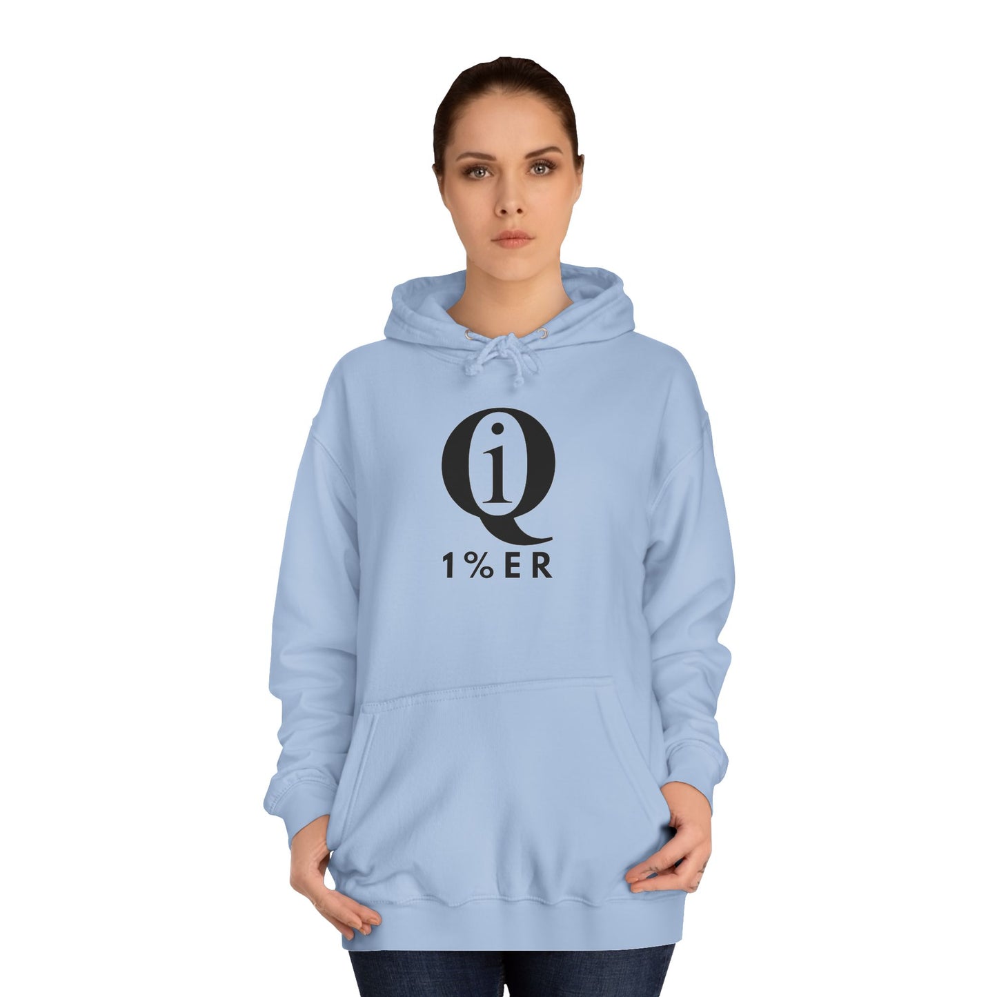 Informative Unisex College Hoodie - 1%ER Design