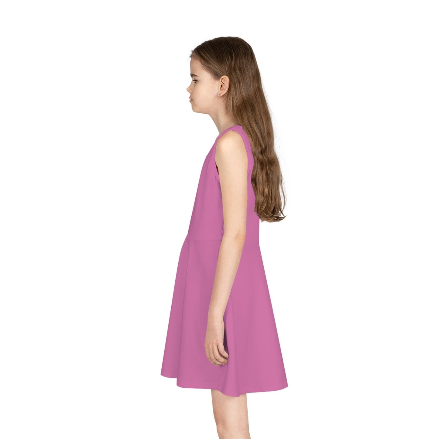 IQ Fashion | Girls' Sleeveless Sundress (AOP)