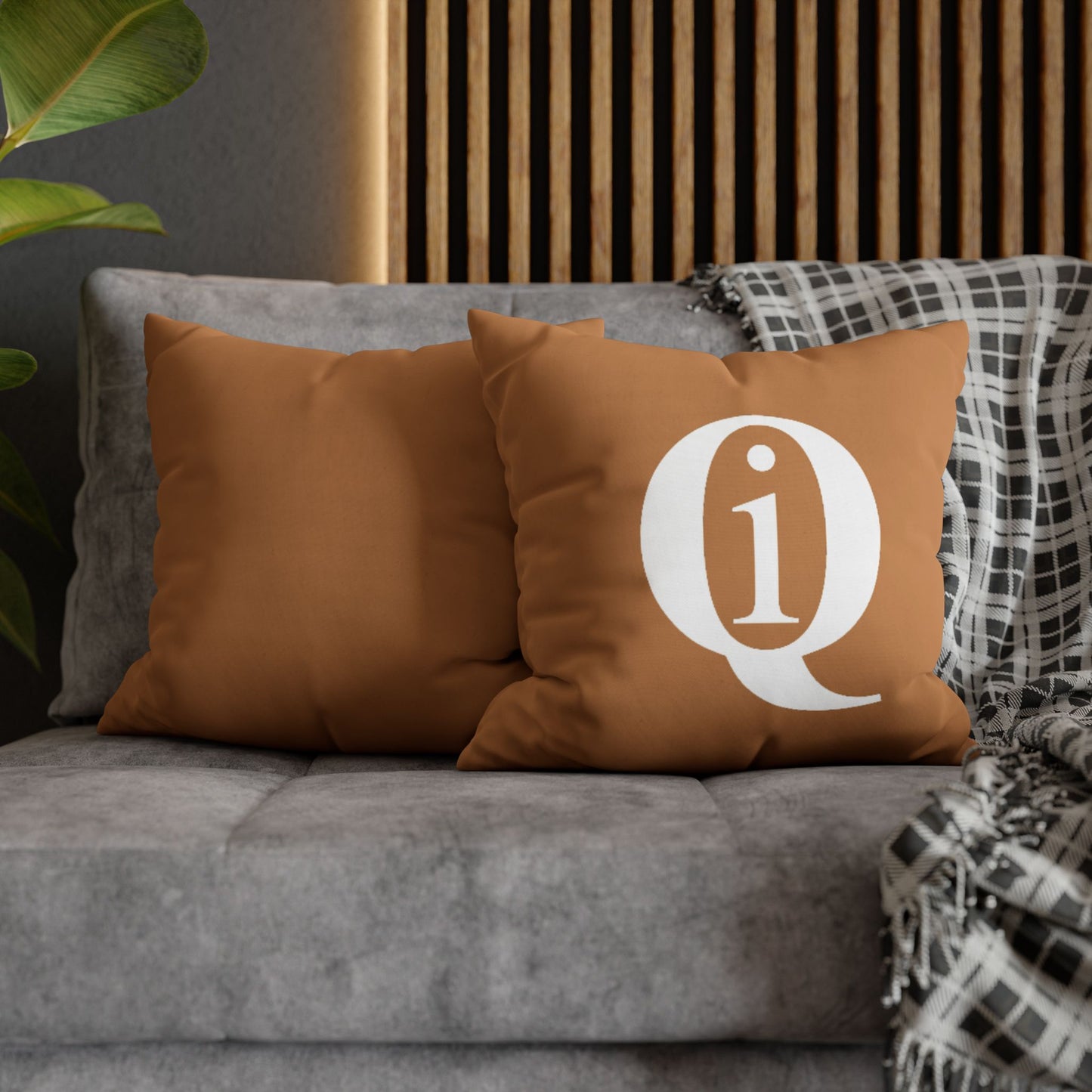 IQ Fashion | Square Poly Canvas Pillowcase