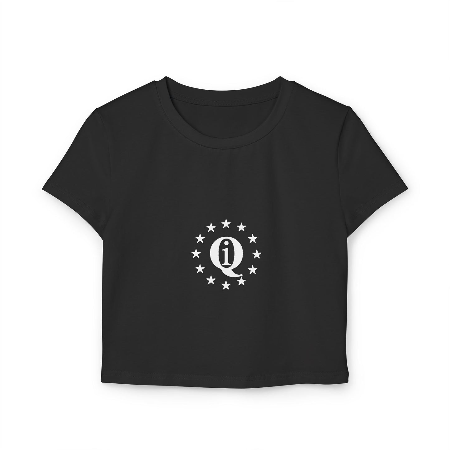 Casual Women's Baby Tee with Laurel Design - Perfect for Everyday Wear