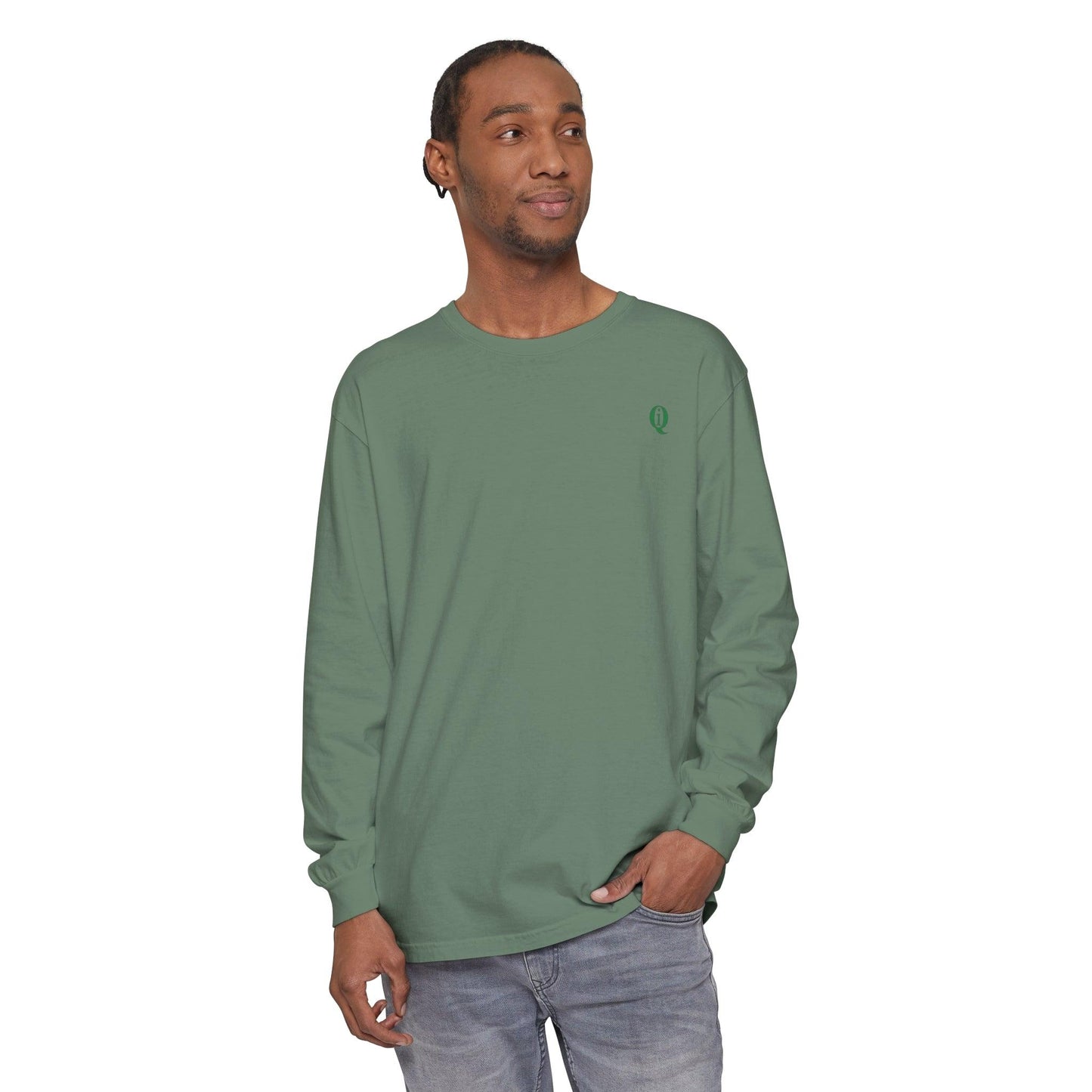 IQ Fashion | Unisex Garment-dyed Long Sleeve T-Shirt