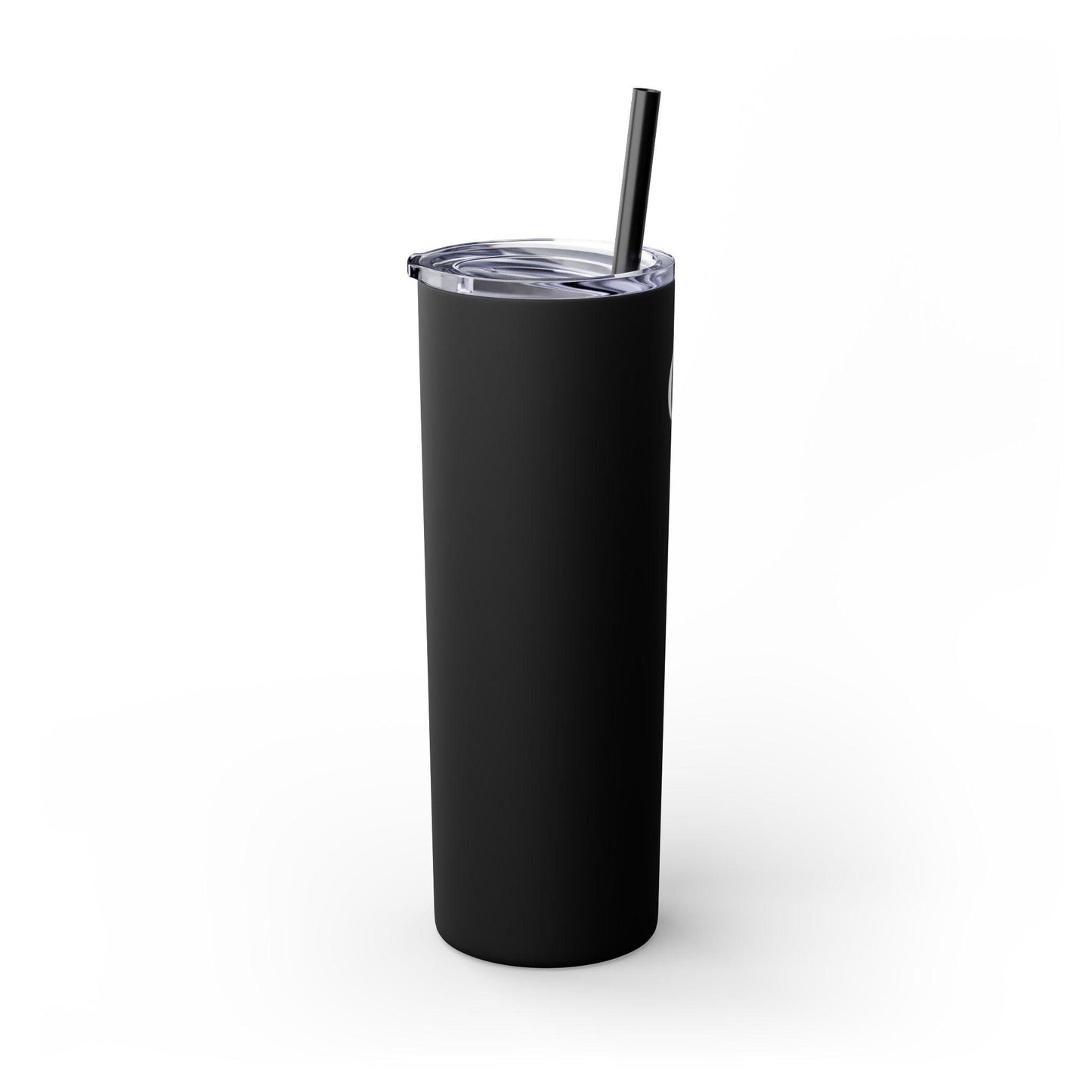 IQ Fashion | Skinny Tumbler with Straw, 20oz