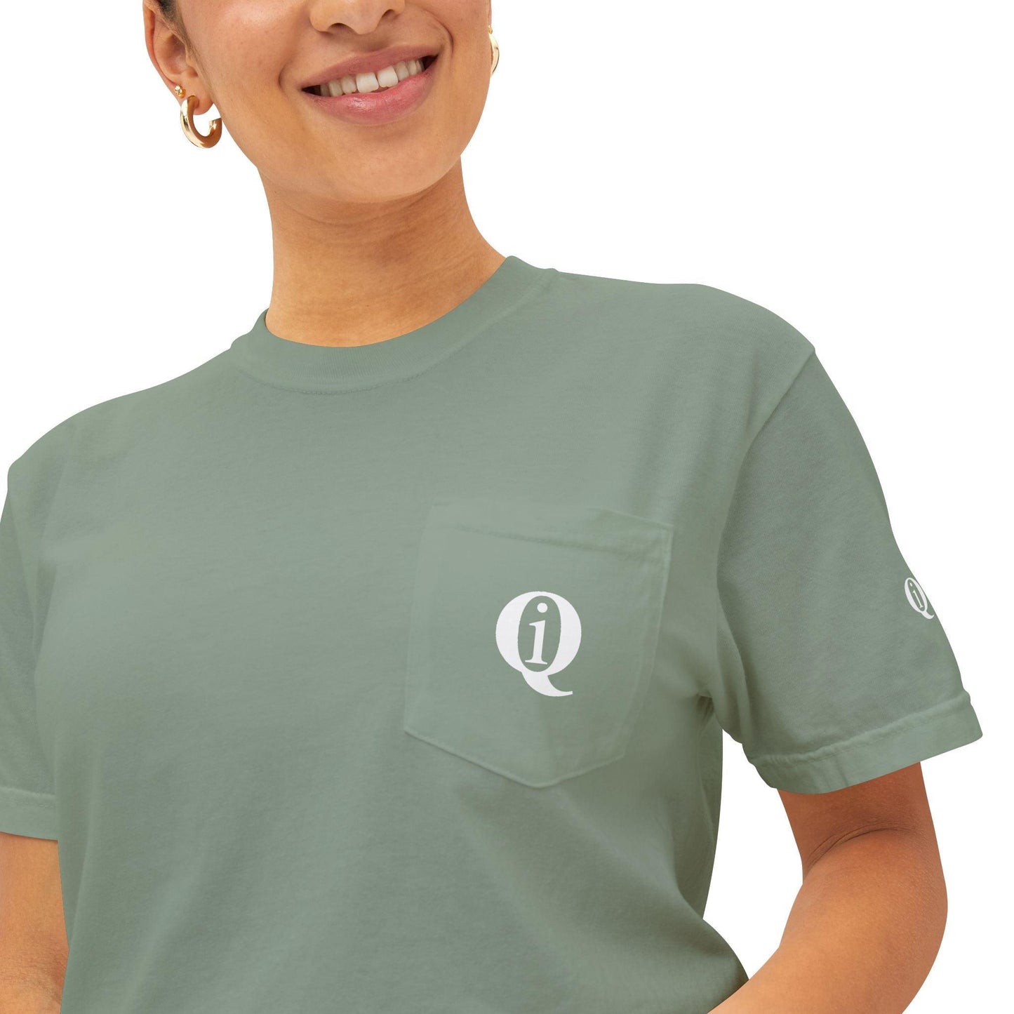 IQ Fashion | Unisex Garment-Dyed Pocket T-Shirt