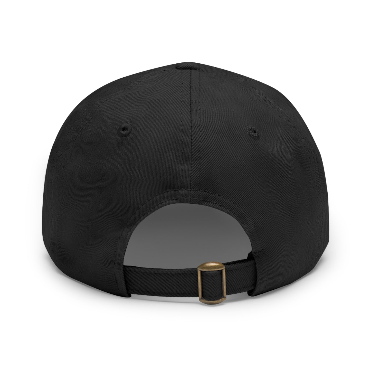 IQ Fashion | Dad Hat with Leather Patch (Rectangle)