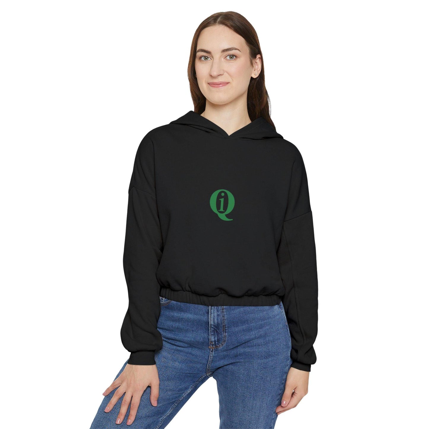 IQ Fashion | Women's Cinched Bottom Hoodie