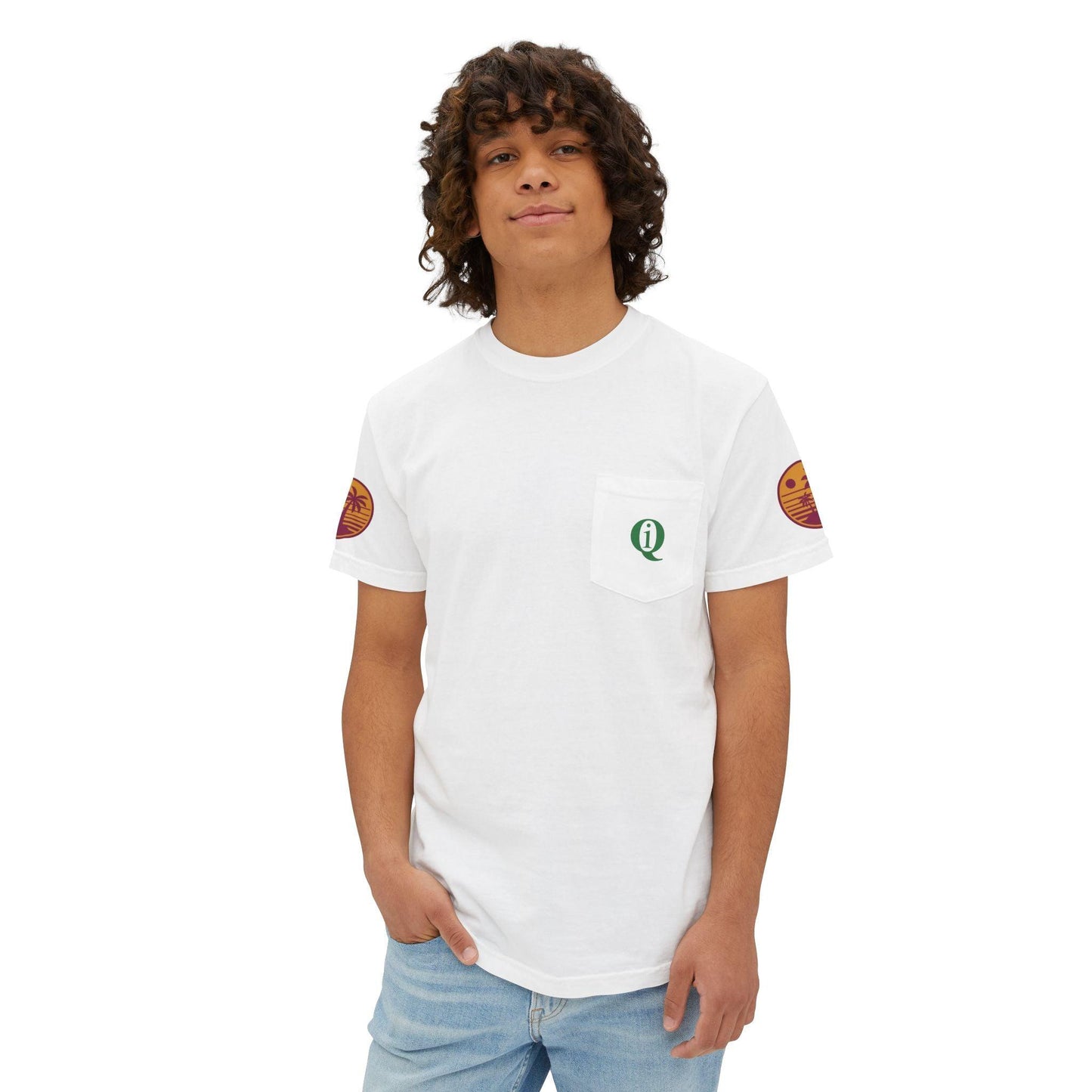 IQ Fashion | Unisex Garment-Dyed Pocket T-Shirt