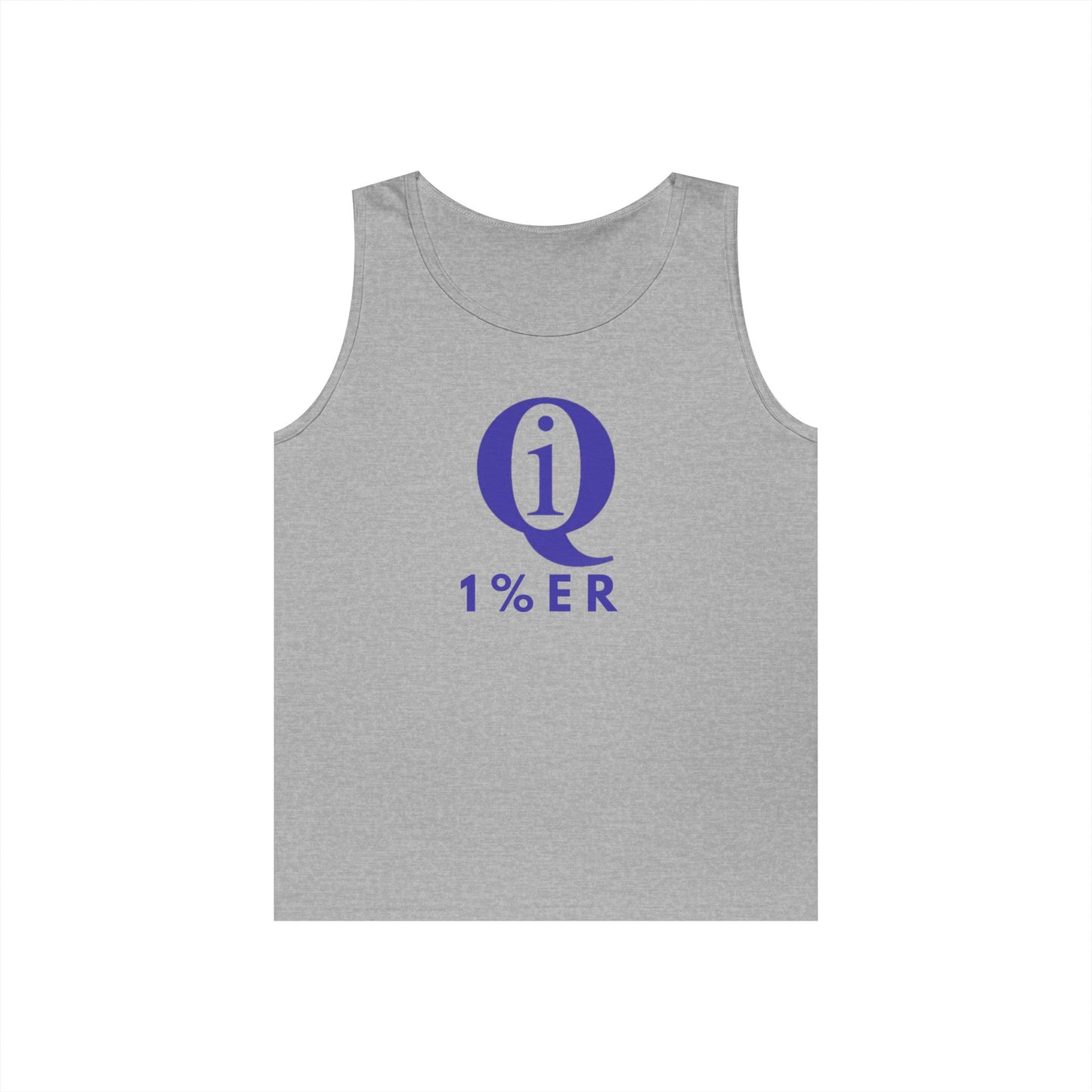 Unisex Heavy Cotton Tank Top - 'Q On Board' Design - Perfect for Summer Adventures