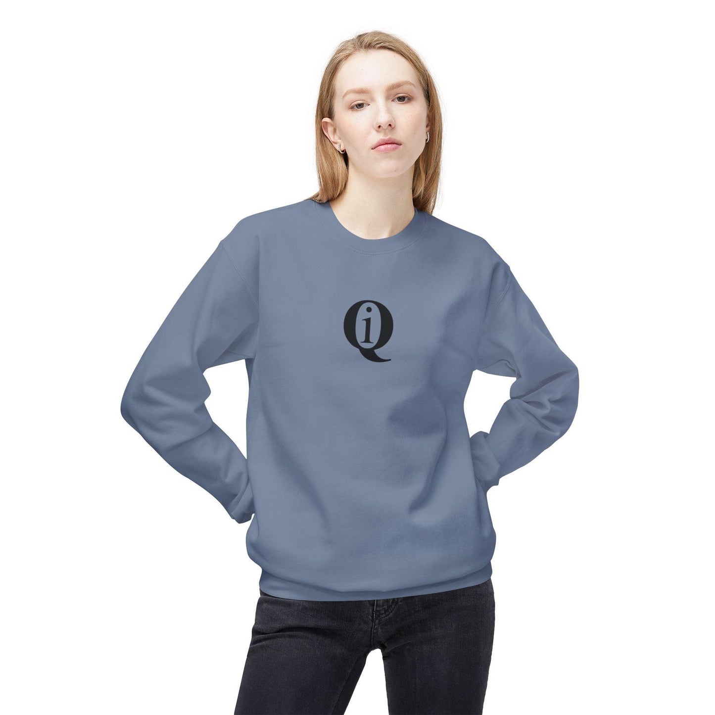 IQ Fashion | Unisex Midweight Softstyle Fleece Crewneck Sweatshirt