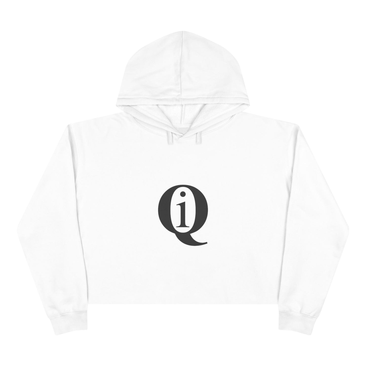 IQ Fashion |  Informative Crop Hoodie - Trendy Streetwear