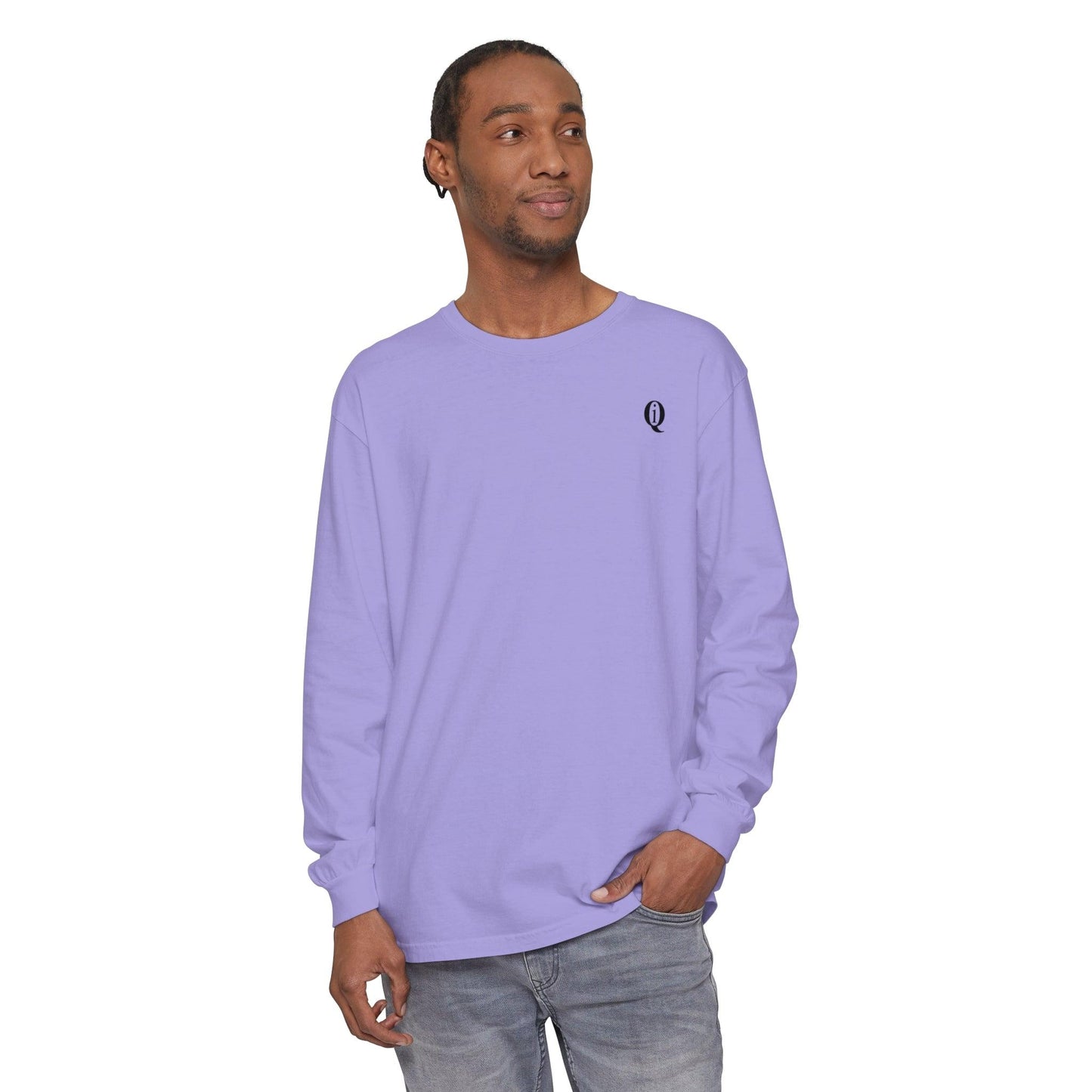 IQ Fashion | Unisex Garment-dyed Long Sleeve T-Shirt