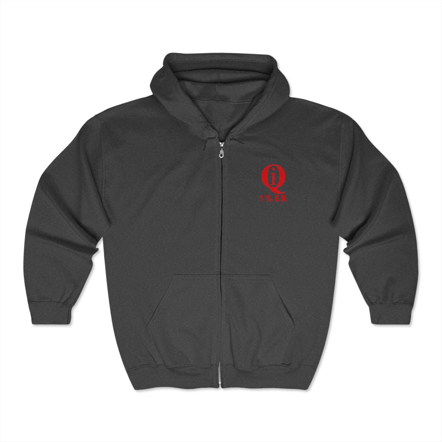 Copy of Unisex Full Zip Hoodie with Laurel Wreath - Cozy & Stylish