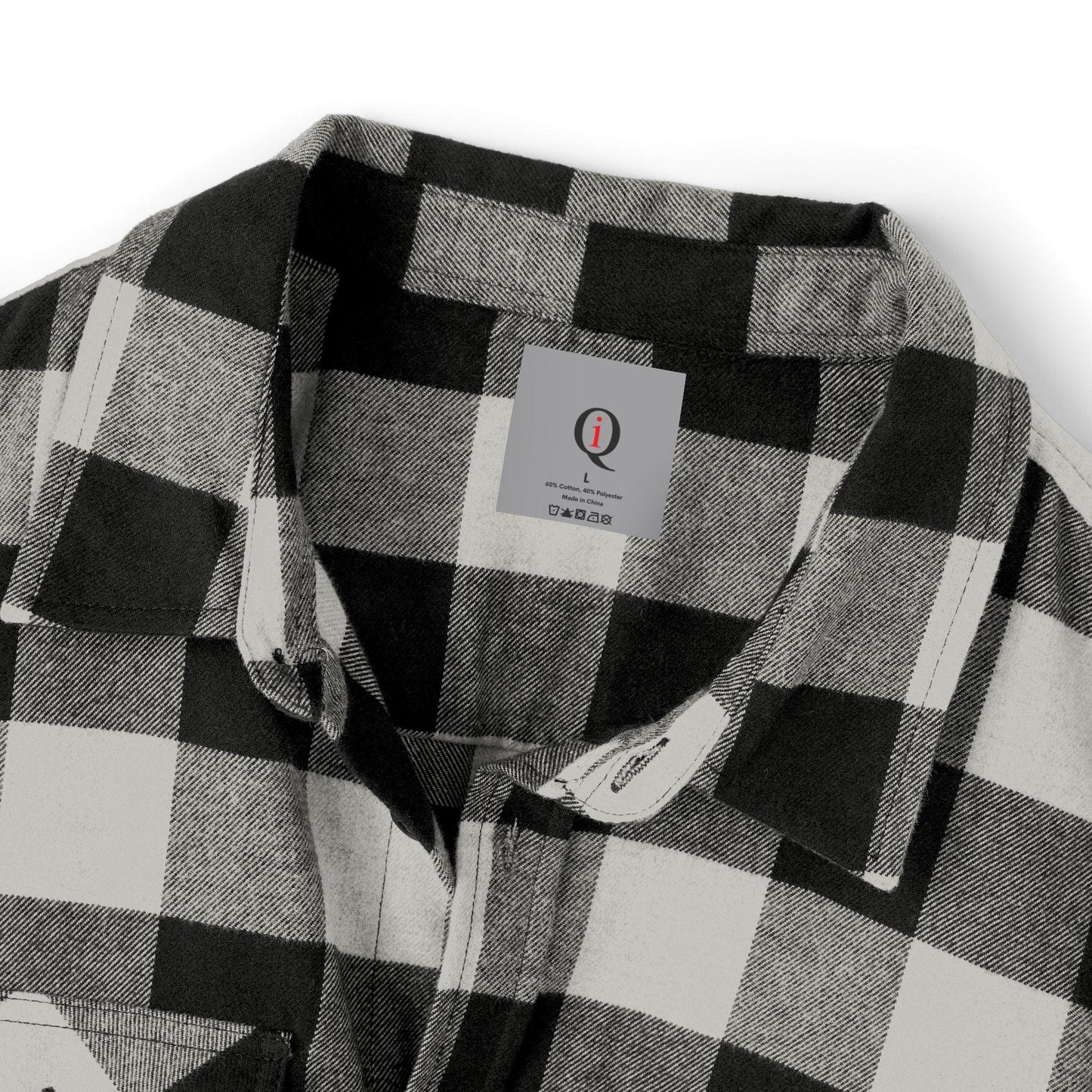 IQ Fashion | Unisex Flannel Shirt