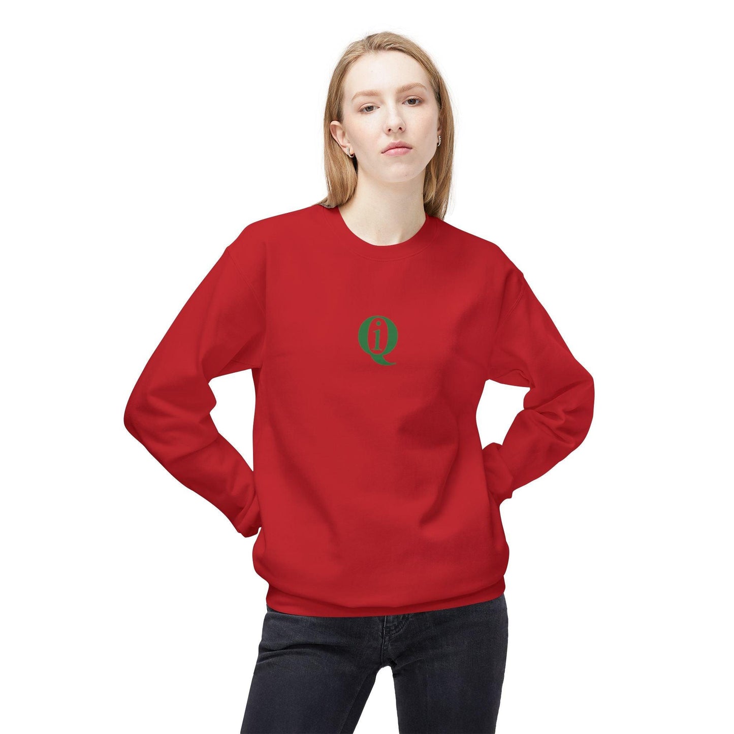 IQ Fashion | Unisex Midweight Softstyle Fleece Crewneck Sweatshirt