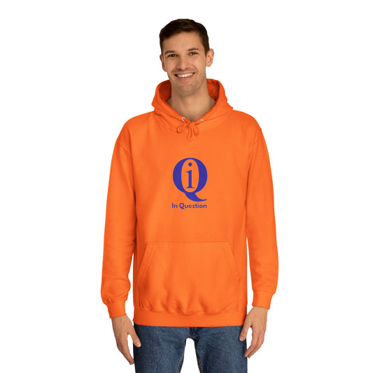 Unisex Orange College Hoodie - 1% ER Graphic Sweatshirt for Students