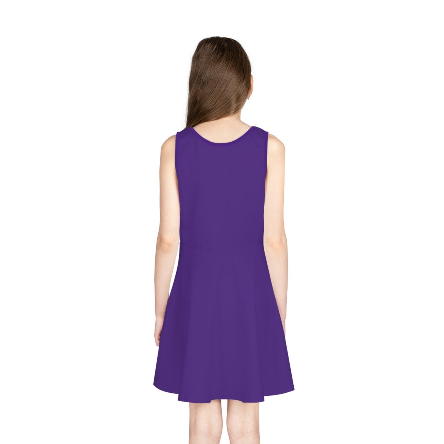 IQ Fashion | Girls' Sleeveless Sundress (AOP)