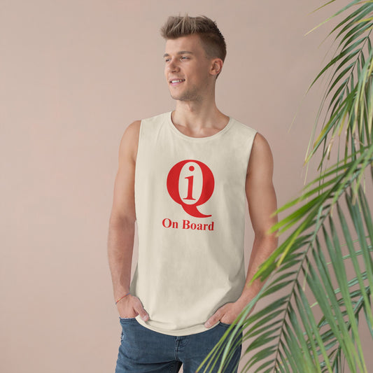 Unisex Barnard Tank - "Q On Board" Motivational Sleeveless Top