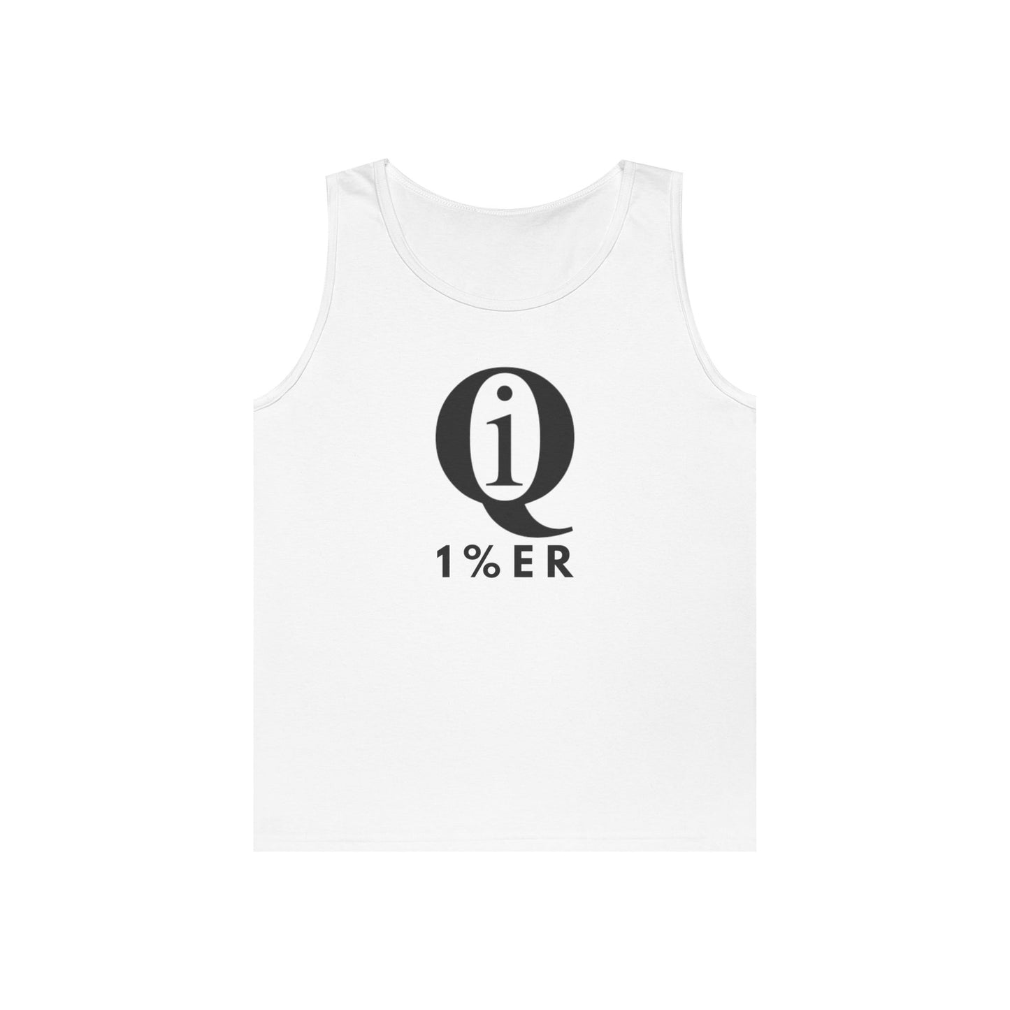 Unisex Heavy Cotton Tank Top - 'Q On Board' Design - Perfect for Summer Adventures