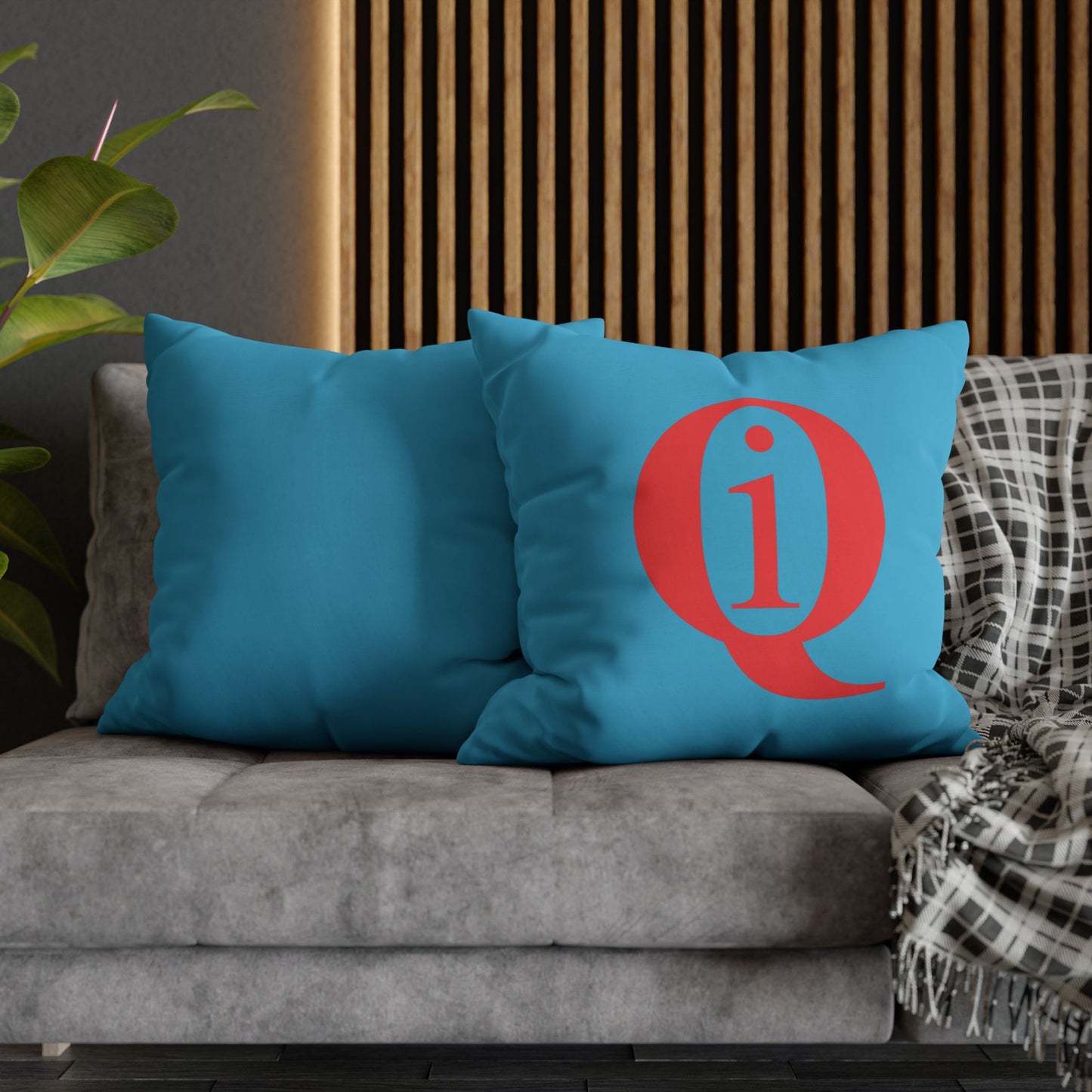 IQ Fashion | Square Poly Canvas Pillowcase