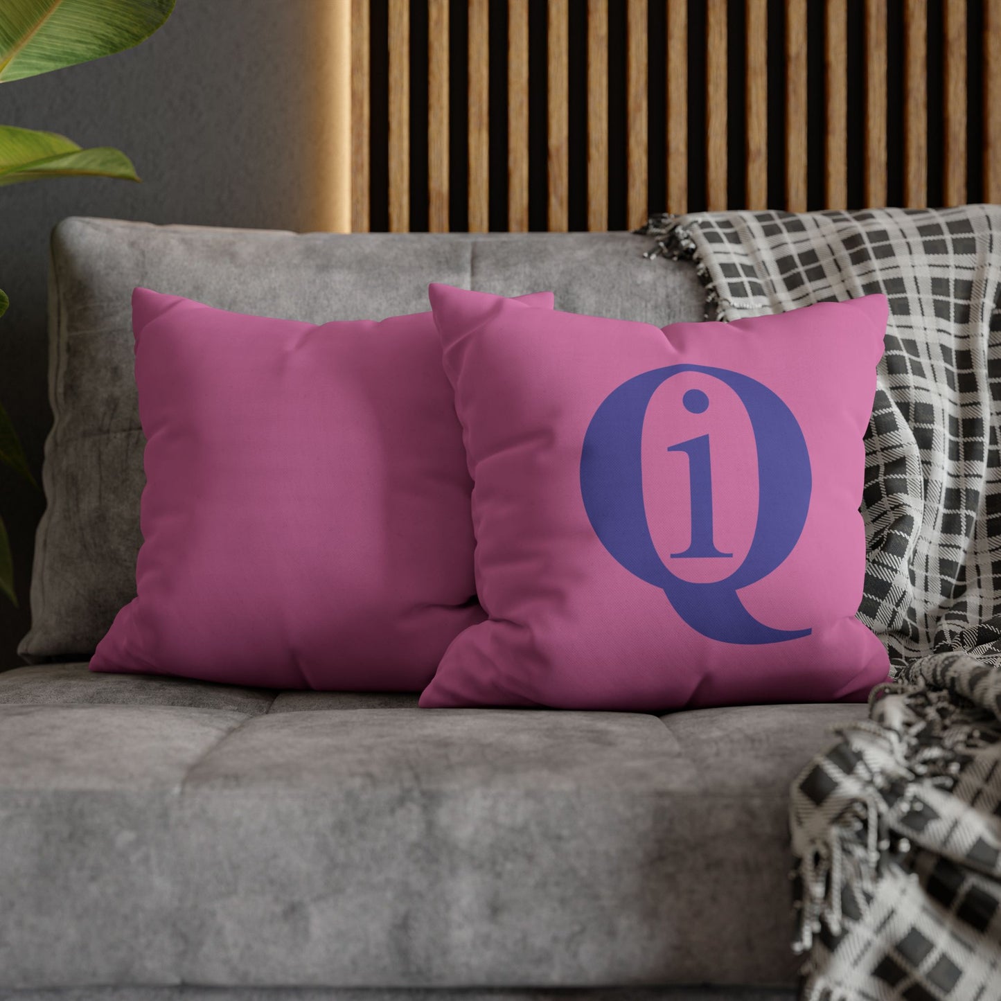 IQ Fashion | Square Poly Canvas Pillowcase