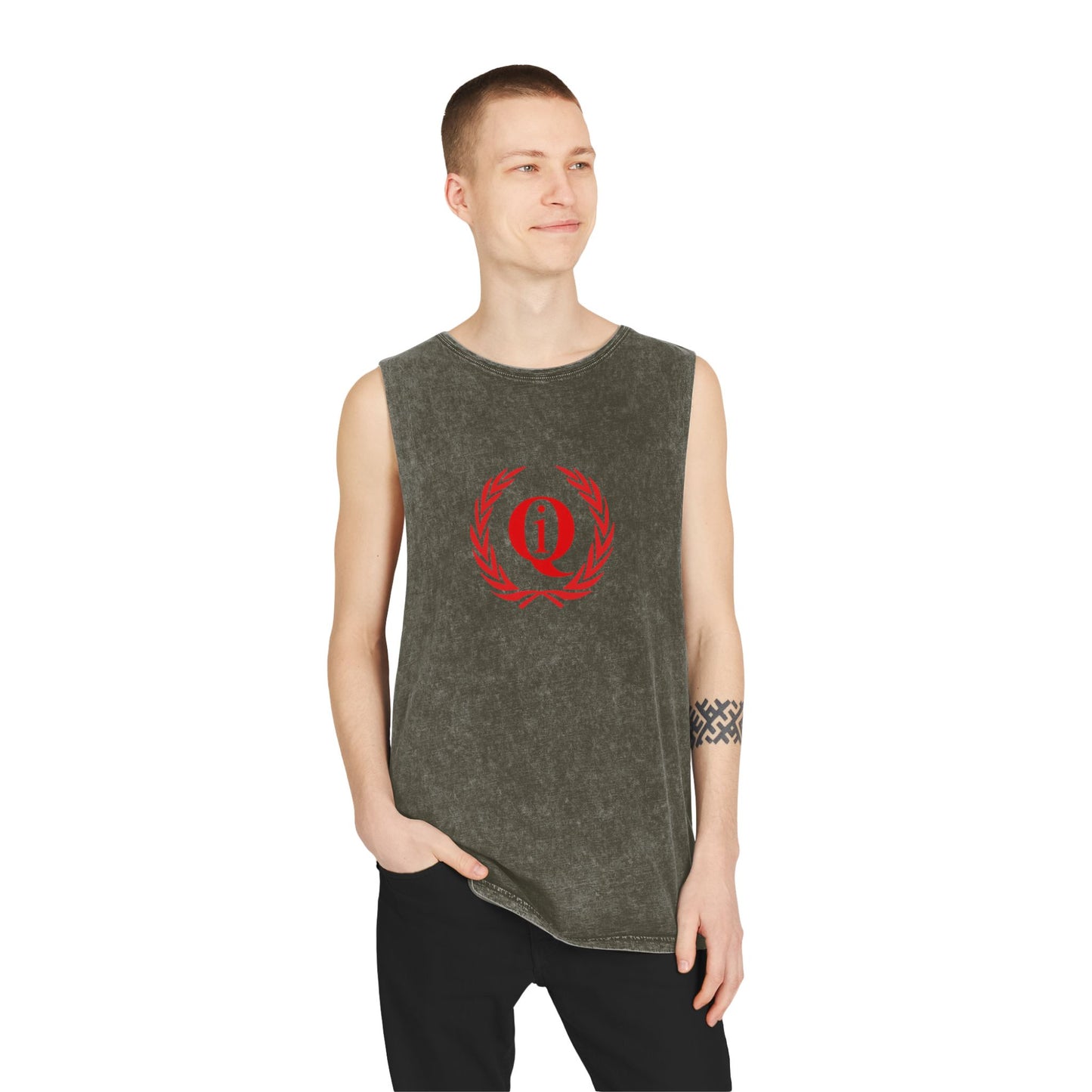 Unisex Stonewash Tank Top - Casual Summer Tee with 'On Board' Design