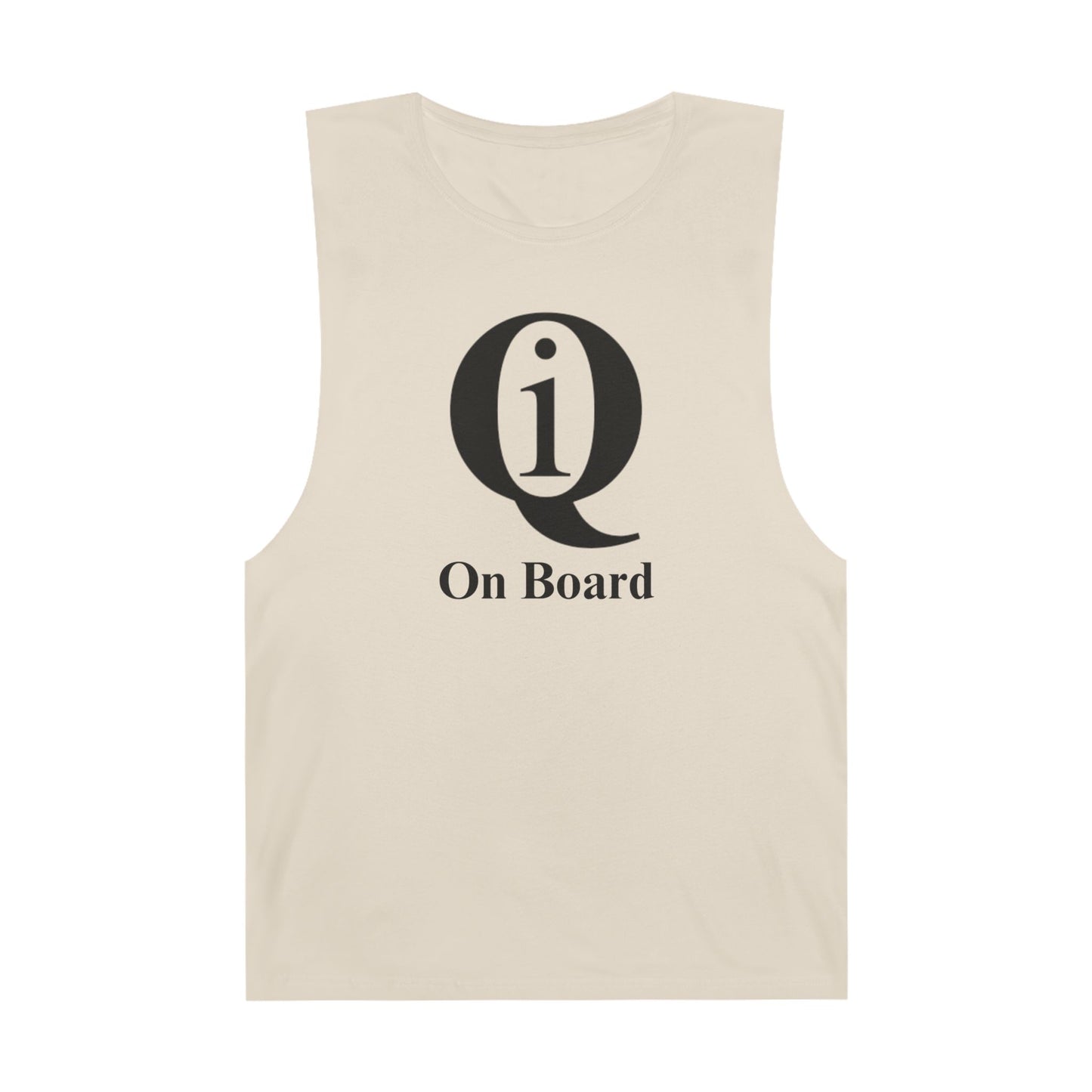 Unisex Barnard Tank - "Q On Board" Motivational Sleeveless Top