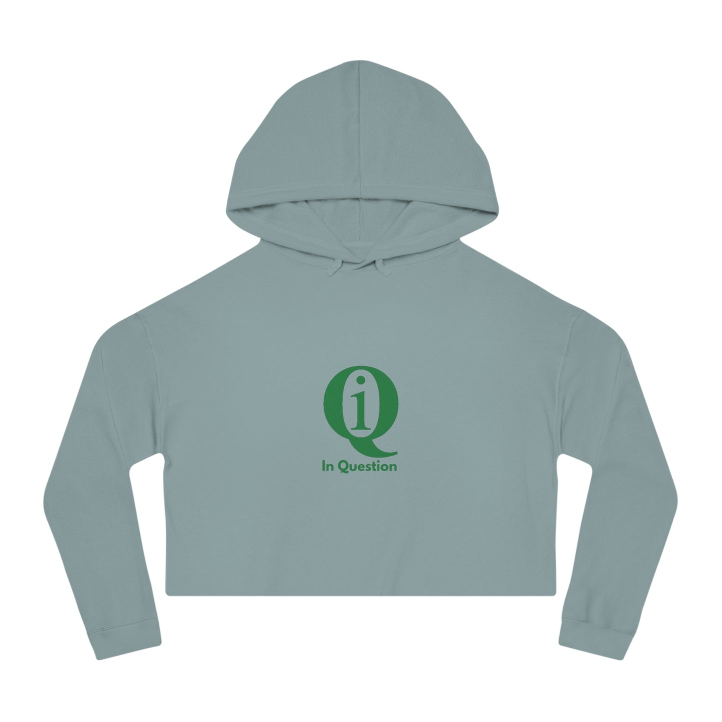 Women’s Cropped Hoodie with 'Q 1% ER' Design - Trendy & Stylish Casual Wear