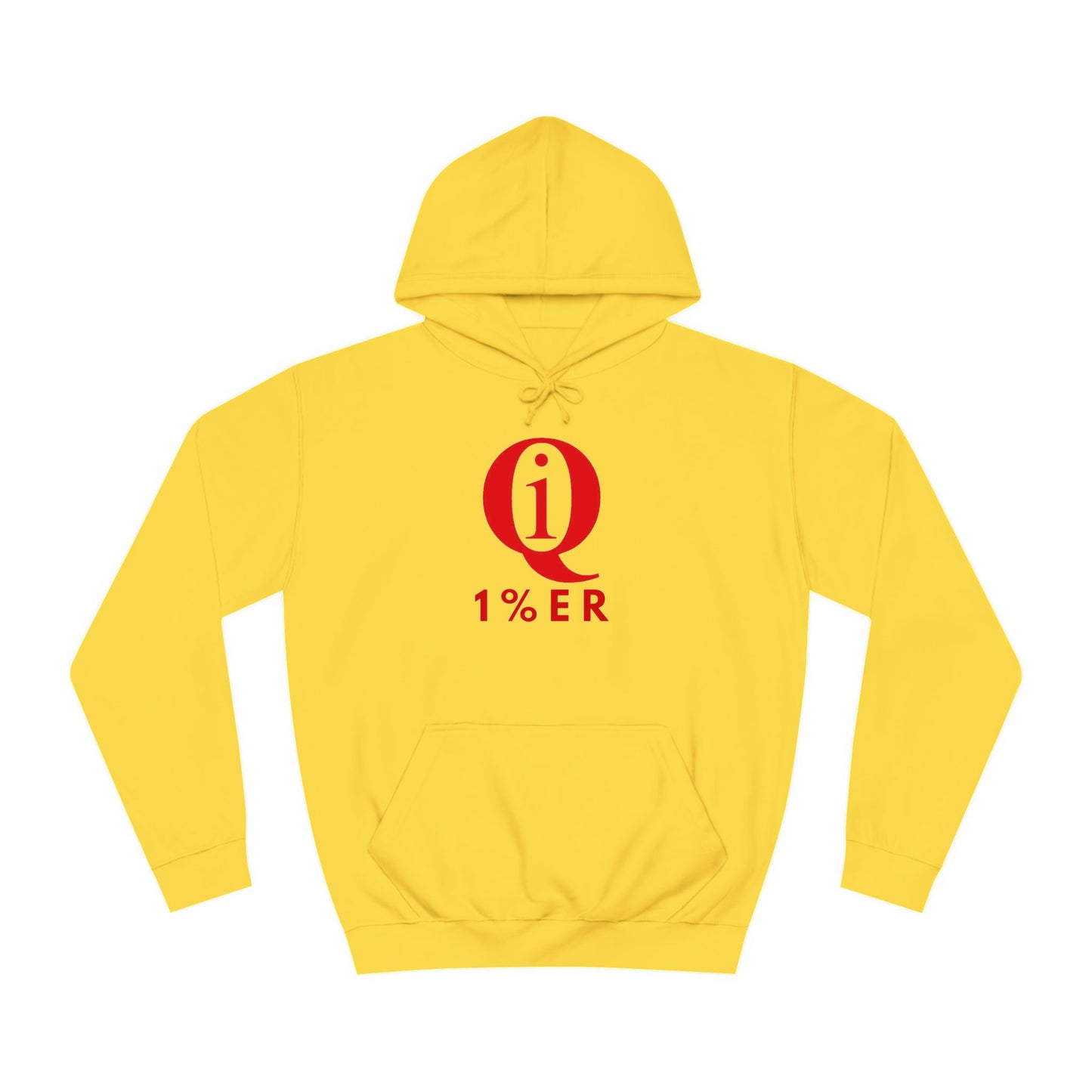 Informative Unisex College Hoodie - 1%ER Design