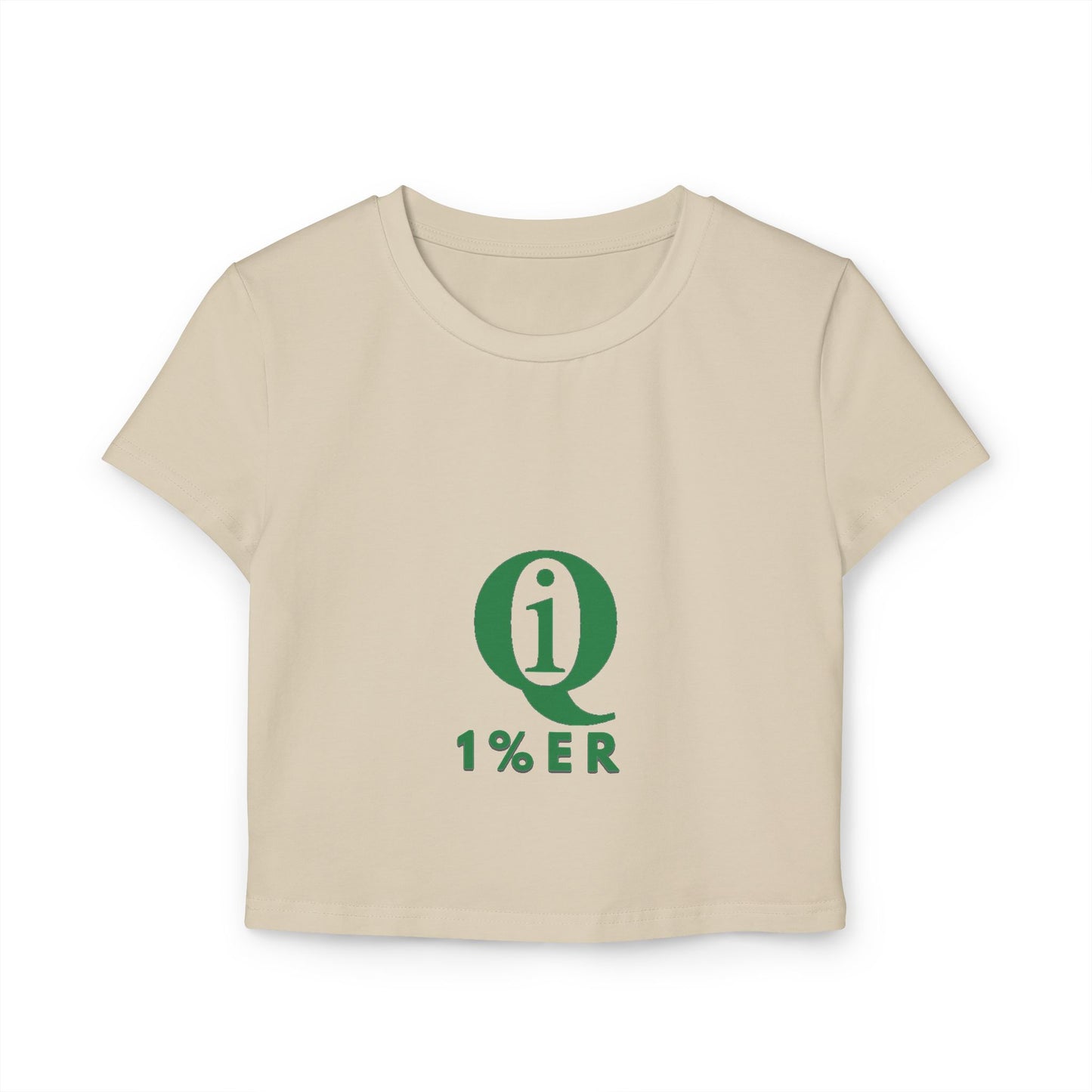 Casual Women's Baby Tee with Laurel Design - Perfect for Everyday Wear