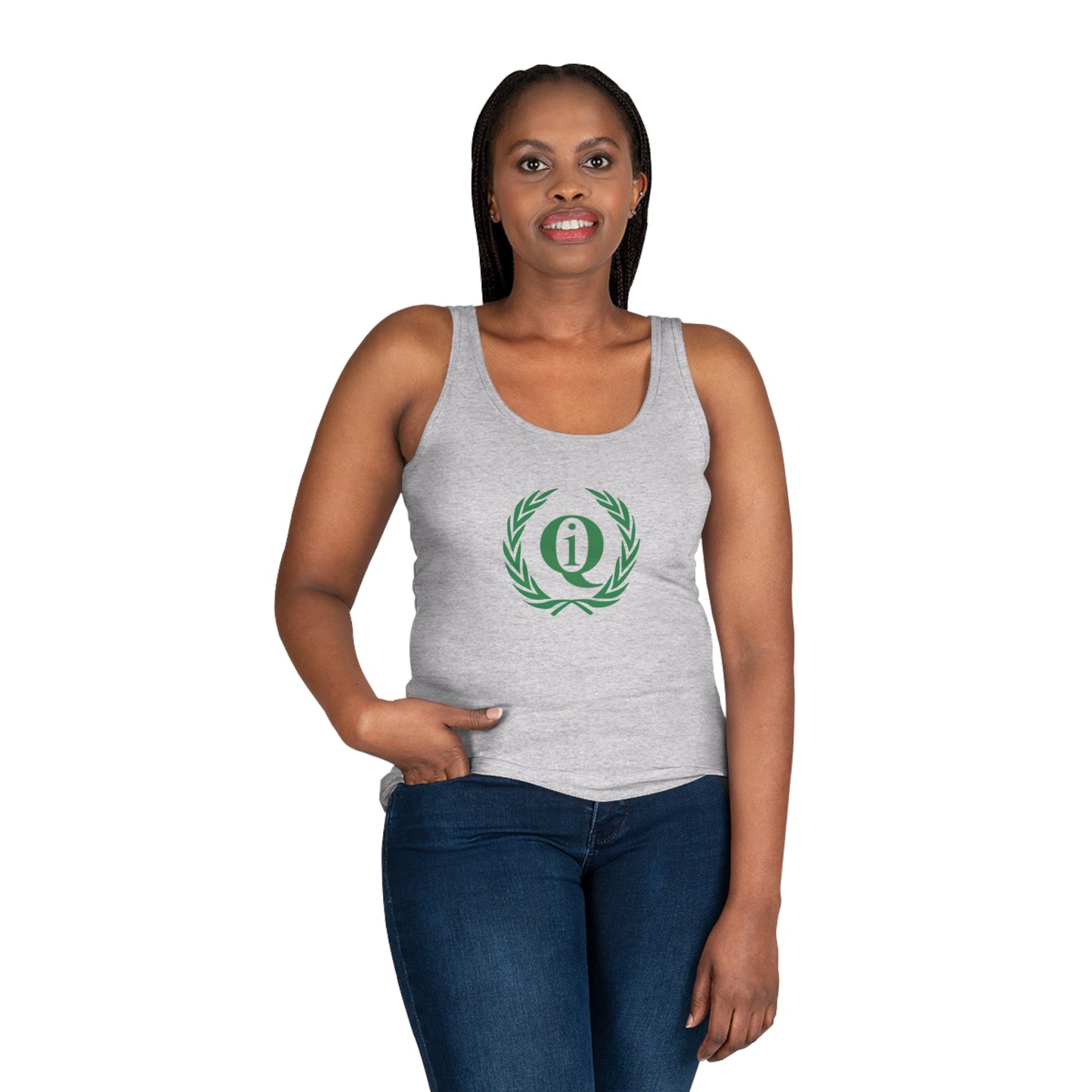 Stylish Women's Tank Top: 'Q On Board' Casualwear for Every Occasion