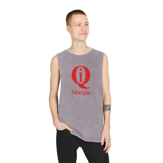 Unisex Stonewash Tank Top - Casual Summer Tee with 'On Board' Design